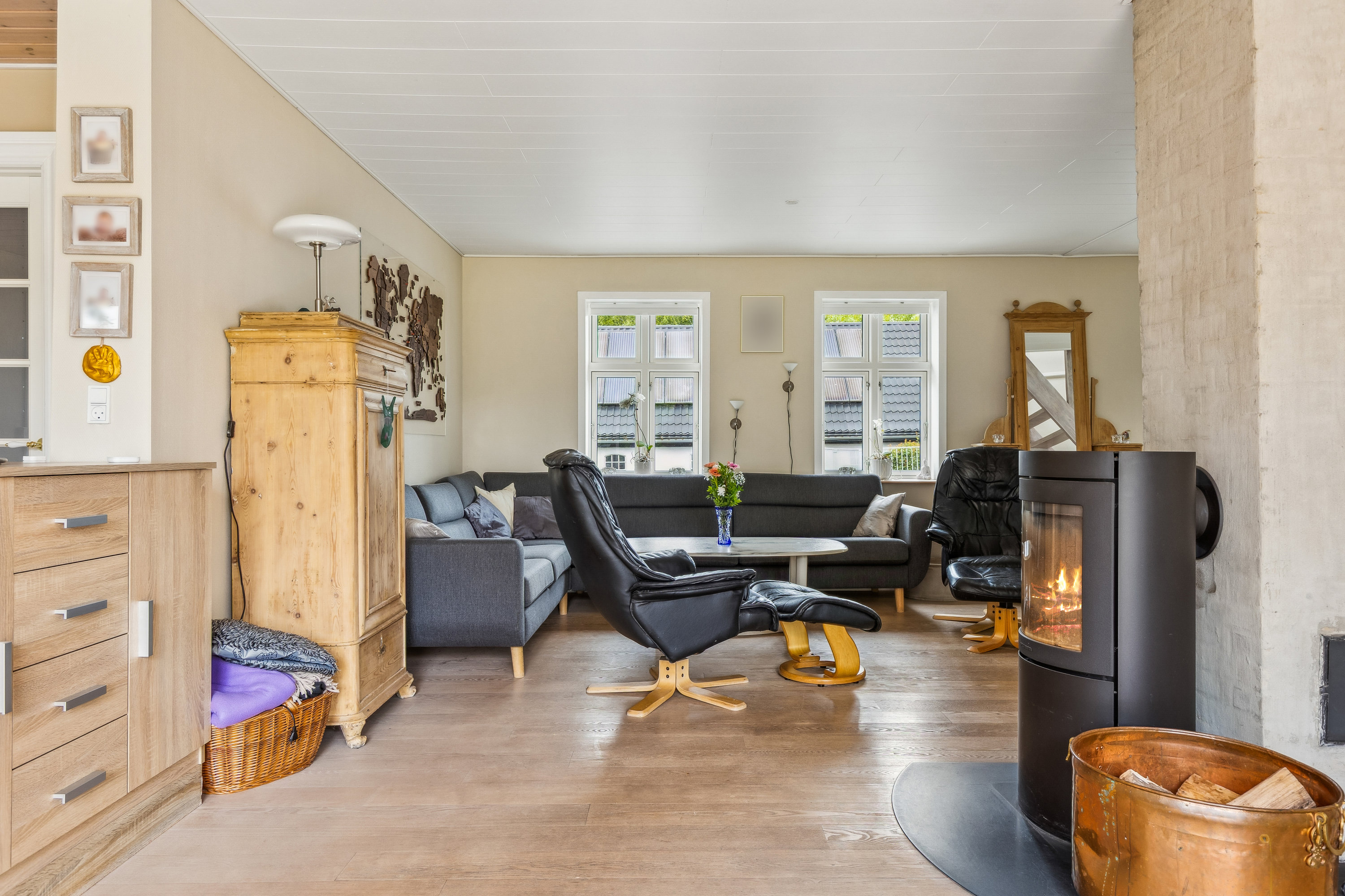 Fremhævet stue billede i fuldskærmstilstand. Billede af Nakke Nord 74, Nakke, 4500 Nykøbing Sj