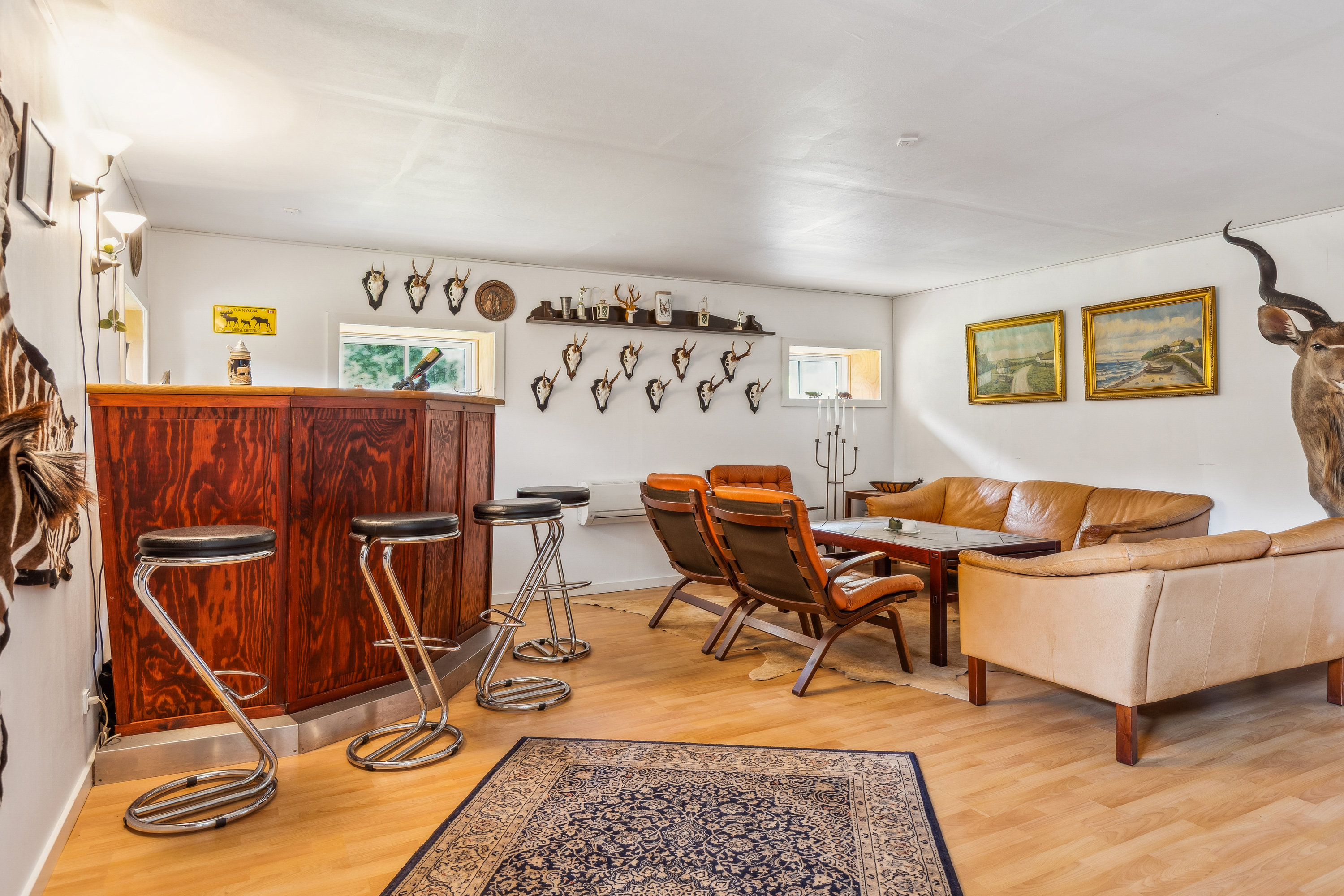 Fremhævet jagtstue billede i fuldskærmstilstand. Billede af Nakke Nord 74, Nakke, 4500 Nykøbing Sj