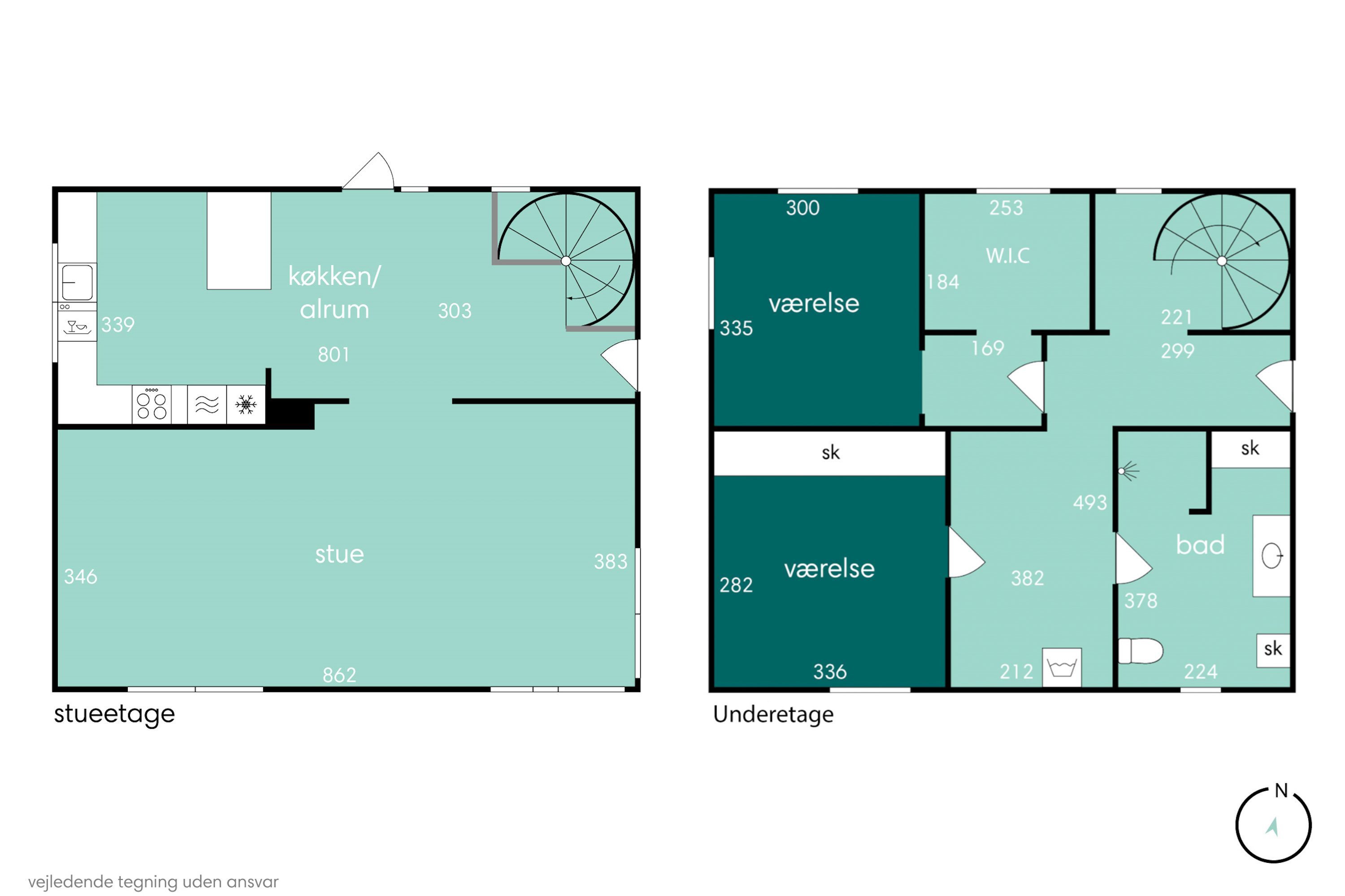 Plantegninger billede af Aldershøjvej 26, 9800 Hjørring