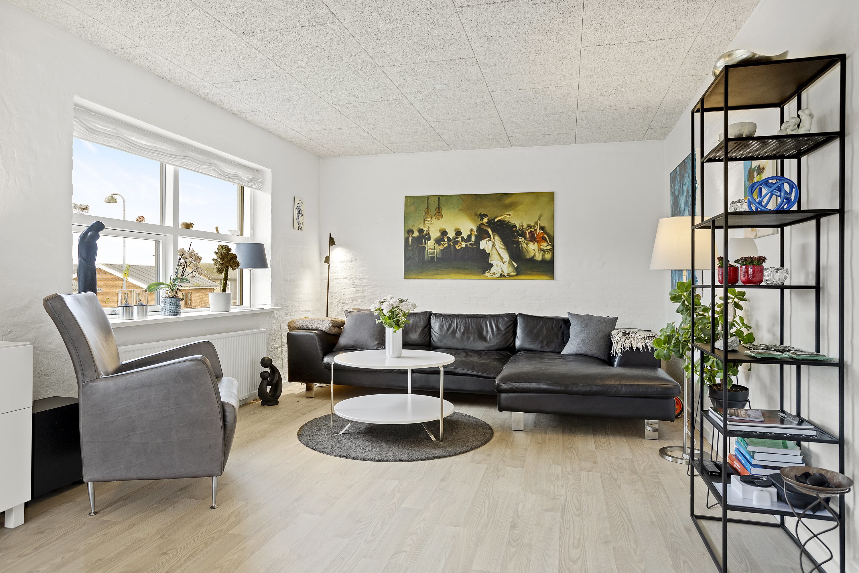 Fremhævet stue billede i fuldskærmstilstand. Billede af Aldershøjvej 26, 9800 Hjørring