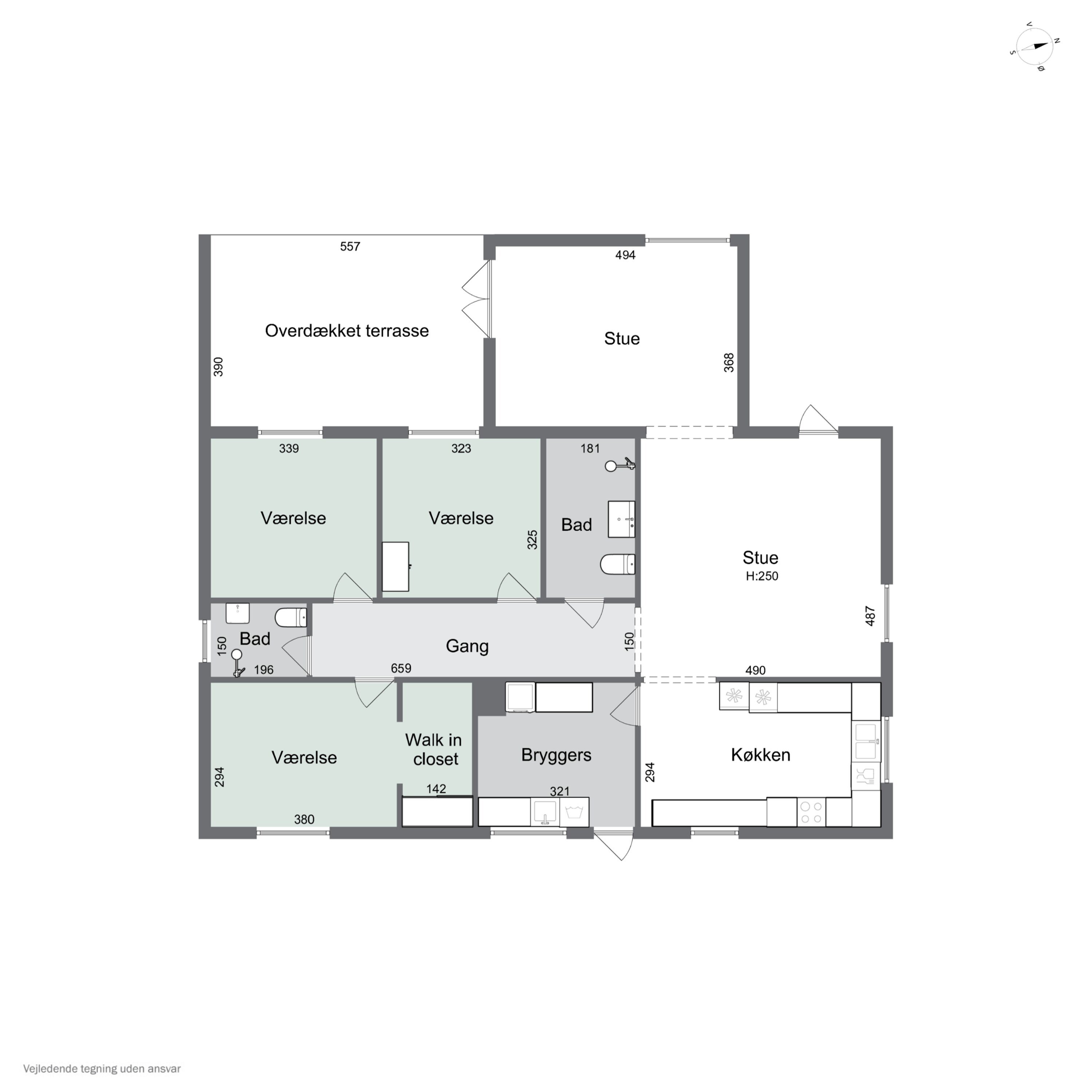 Plantegninger billede af Gokstadvej 16, 3650 Ølstykke
