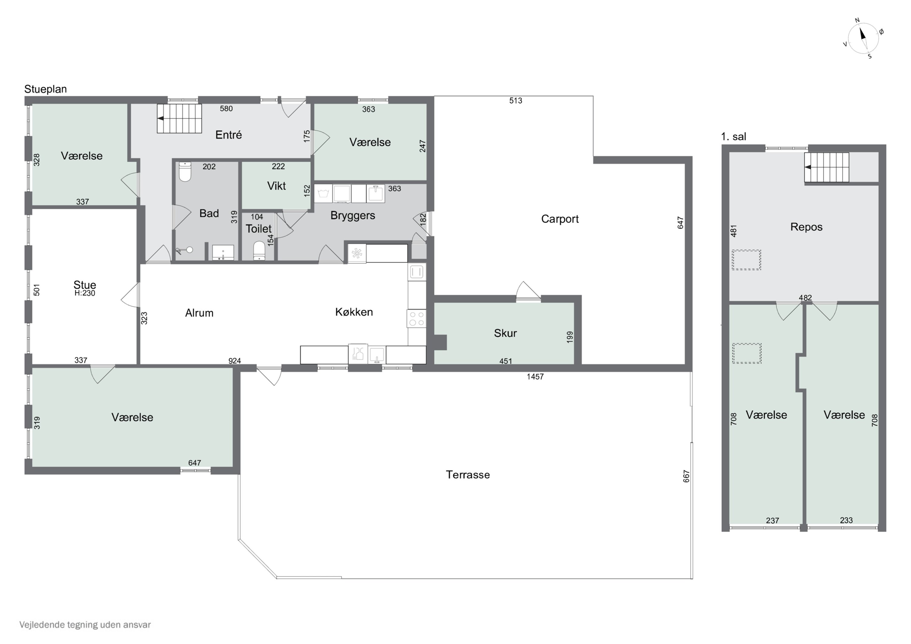 Plantegninger billede af Lintrupvej 78, Hjerting, 6630 Rødding