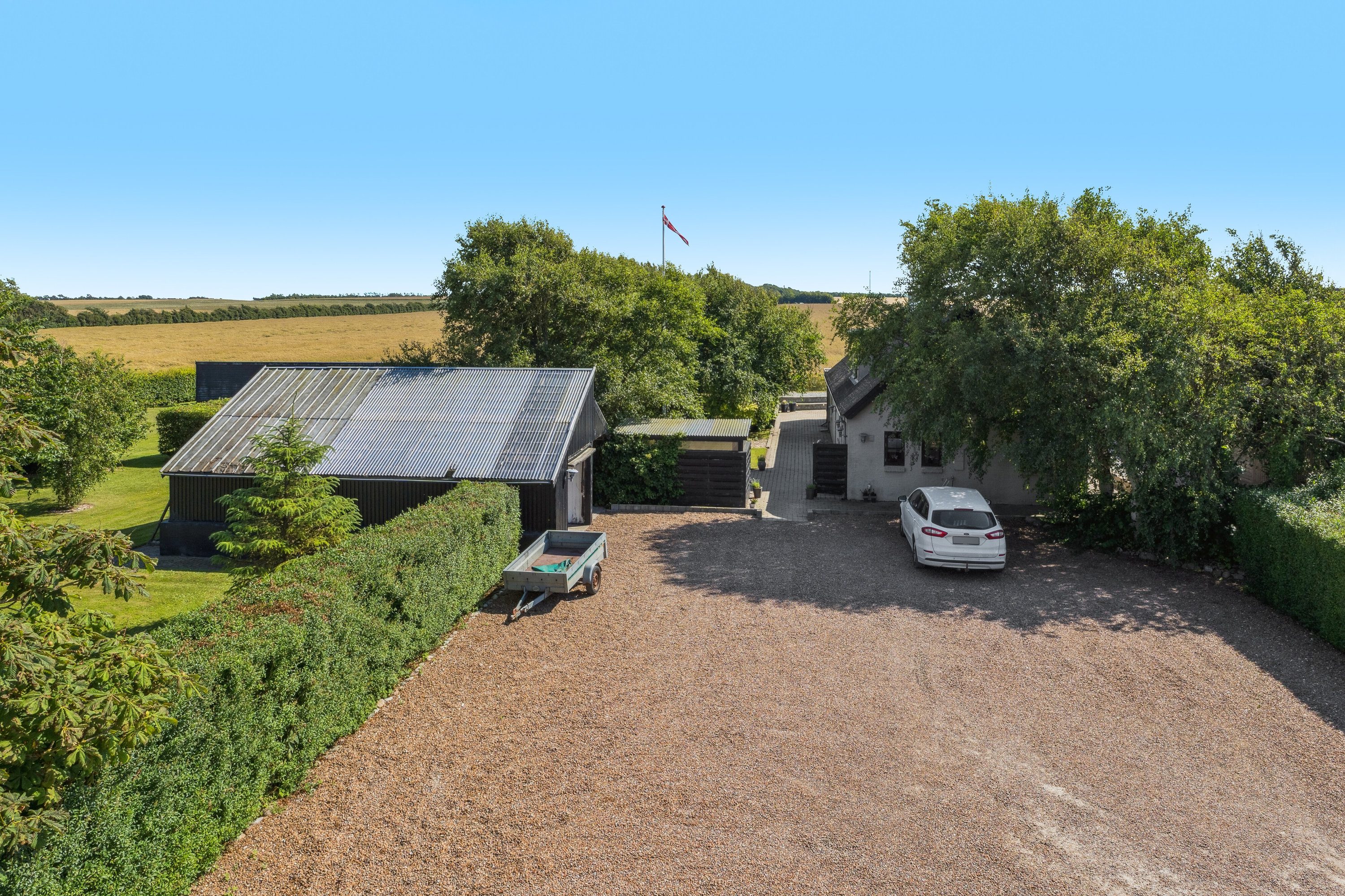 Fremhævet udendørs billede i fuldskærmstilstand. Billede af Brundvej 8B, Brund, 7700 Thisted