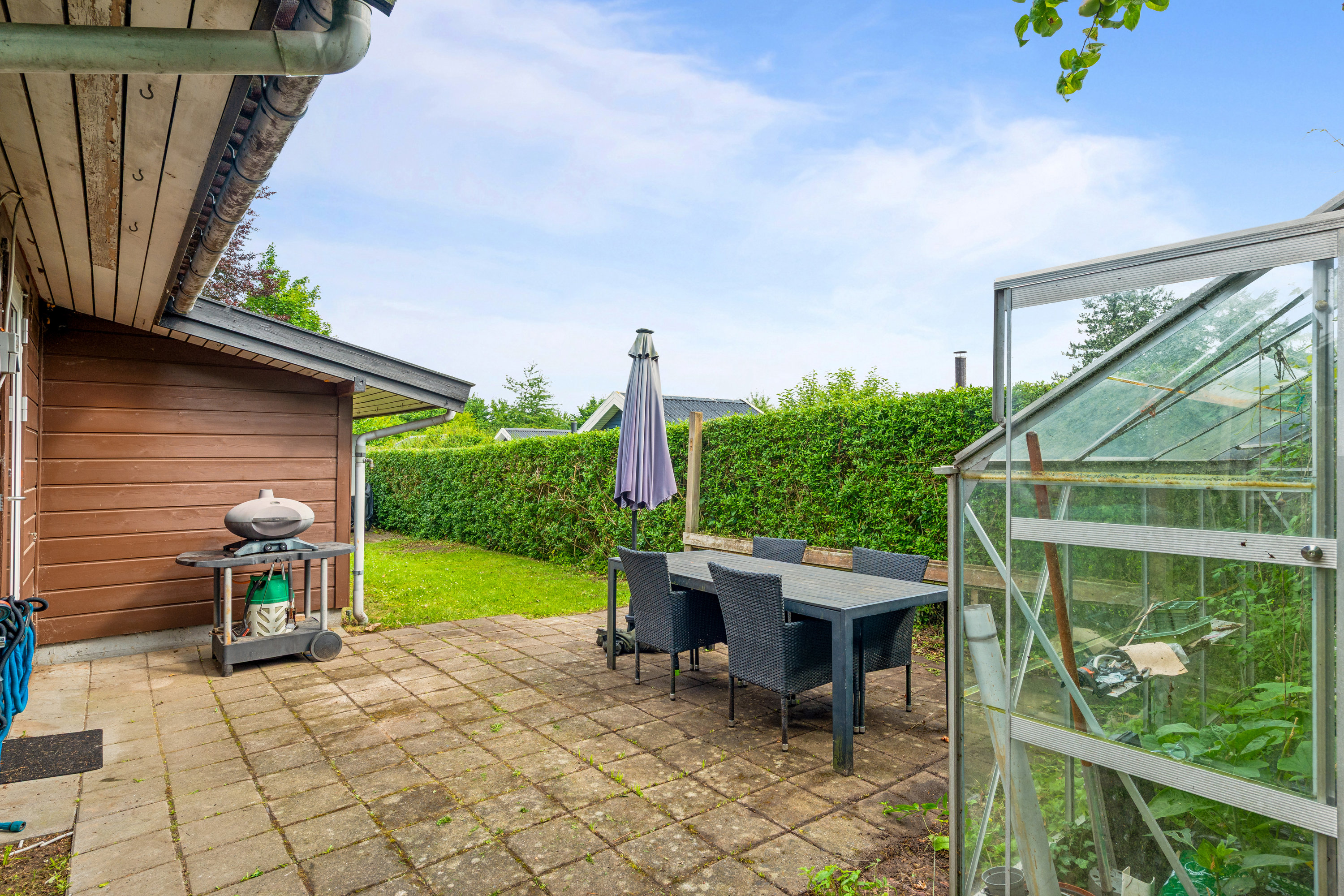 Fremhævet terrasse billede i fuldskærmstilstand. Billede af Fritidshaven 209, 2640 Hedehusene