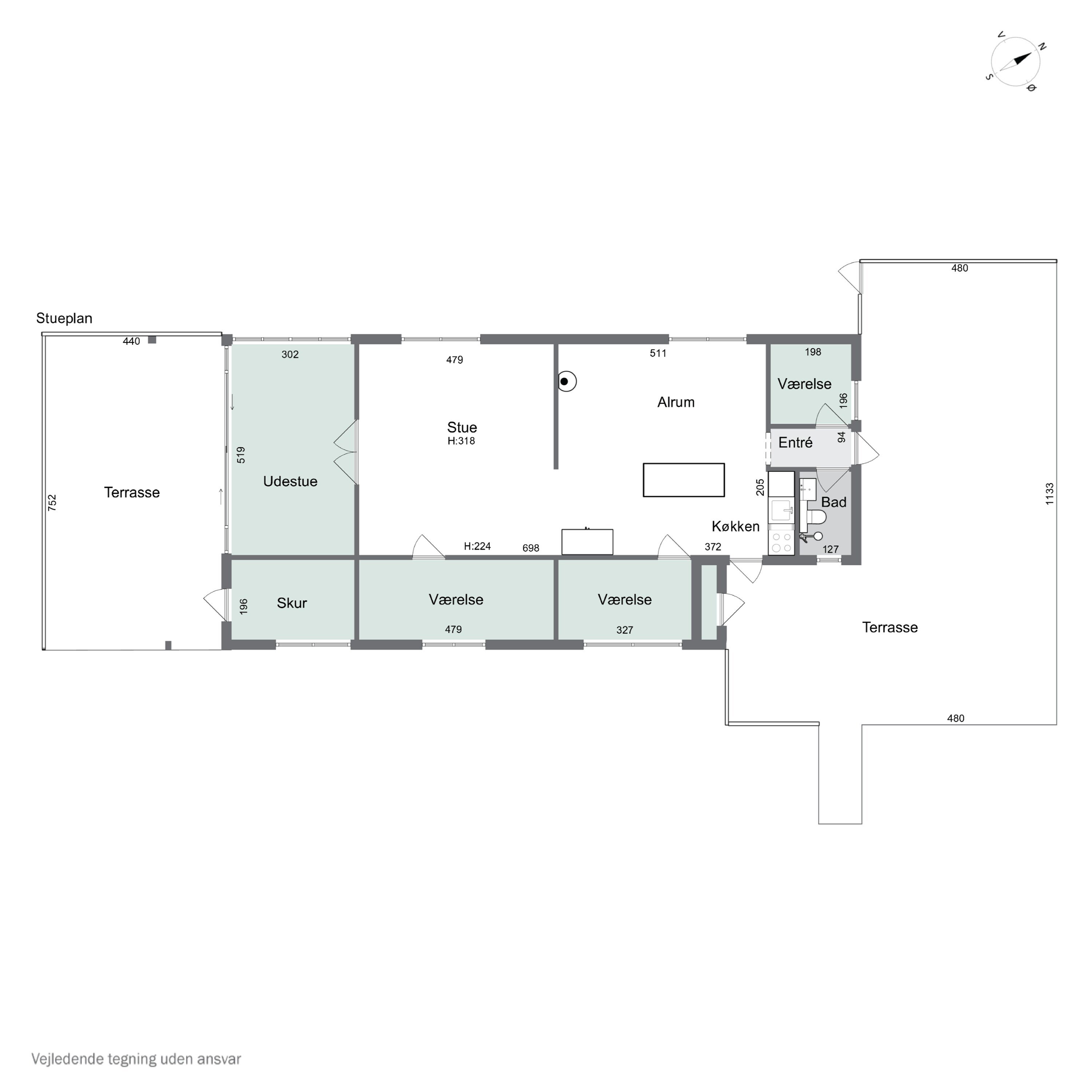 Plantegninger billede af Skadevænget 20, Vellerup, 4050 Skibby