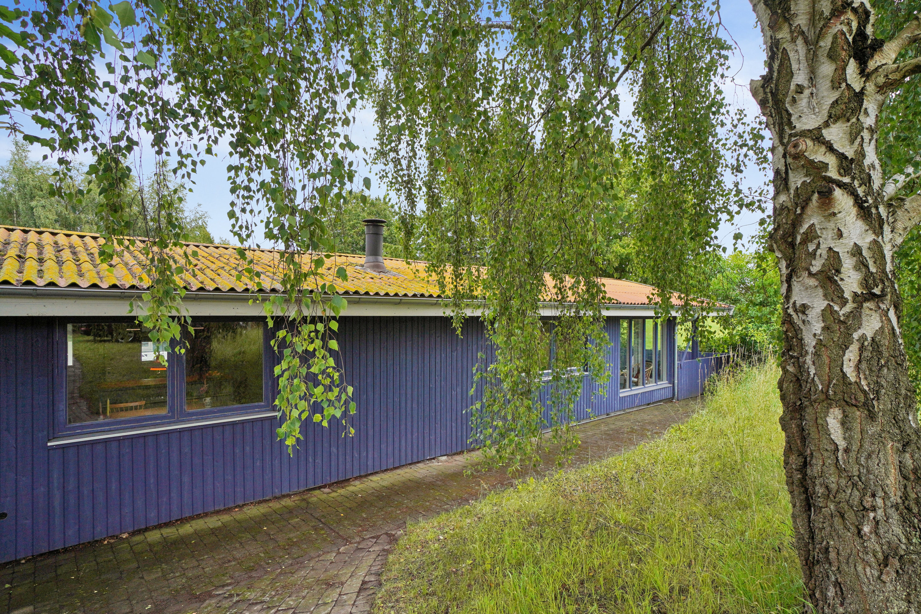 Fremhævet set fra haven billede i fuldskærmstilstand. Billede af Skadevænget 20, Vellerup, 4050 Skibby