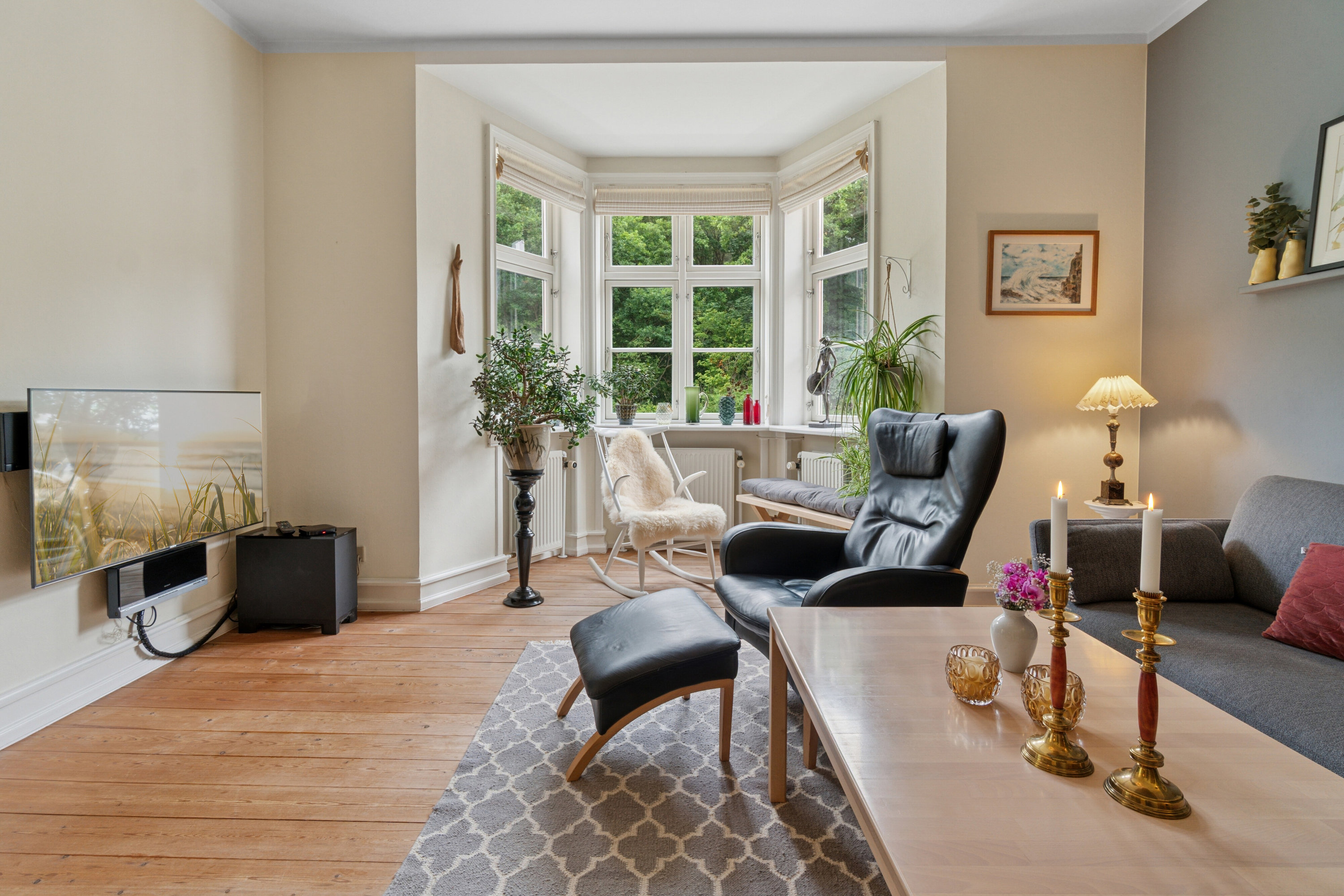 Miniaturebillede 2: stue. Billede af Haslevej 106, Rønne, 3700 Rønne