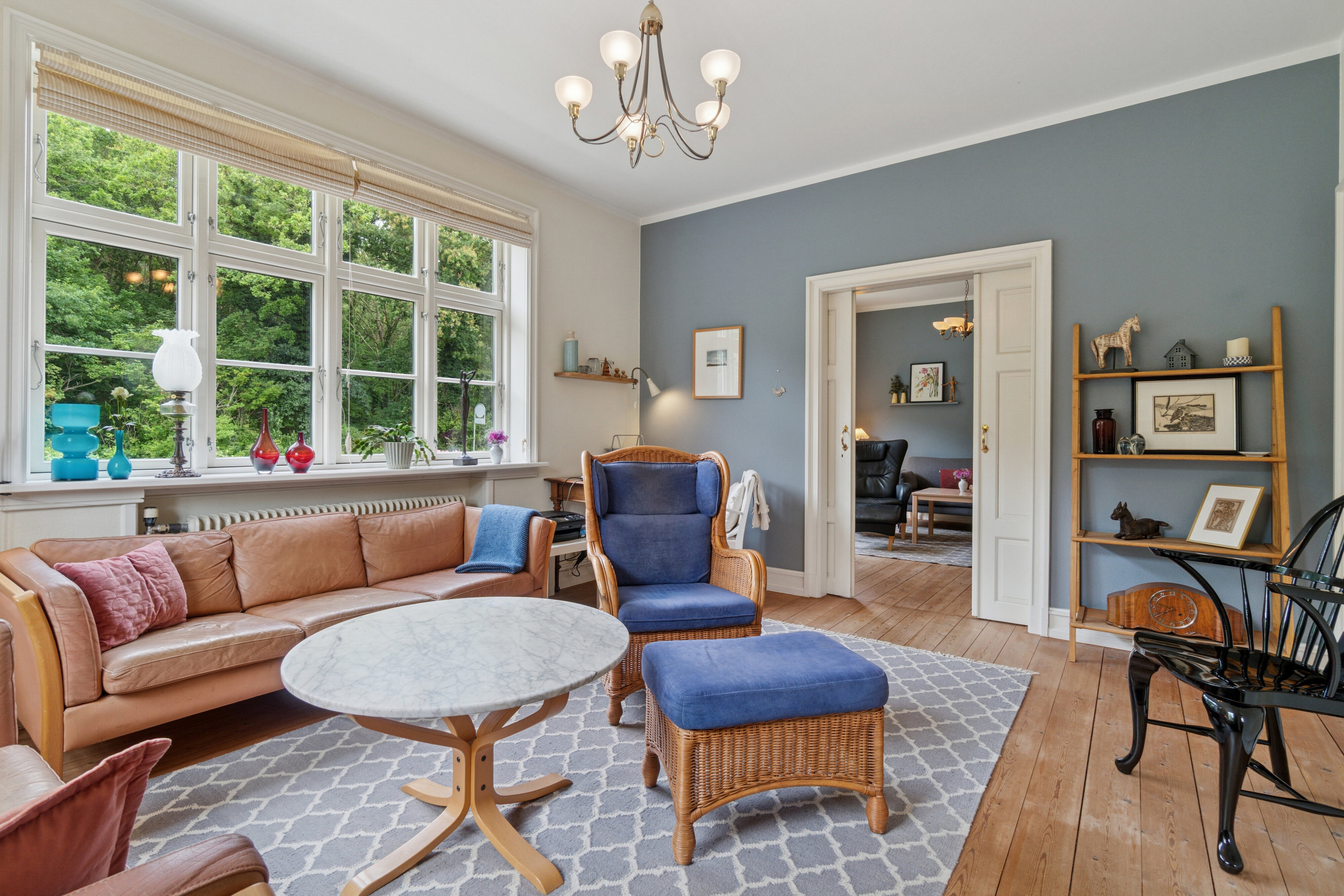 Fremhævet stue billede i fuldskærmstilstand. Billede af Haslevej 106, Rønne, 3700 Rønne