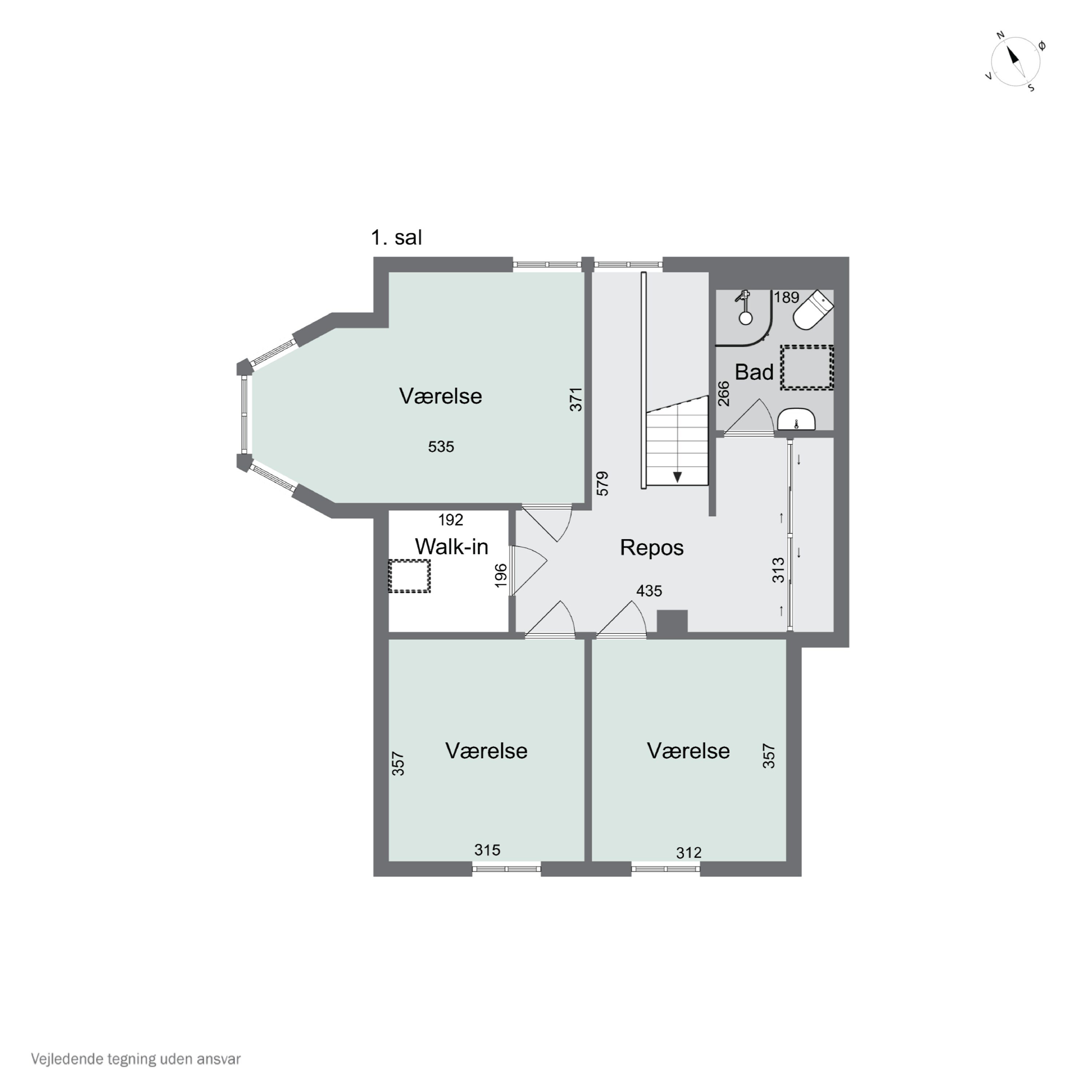 Plantegninger billede af Haslevej 106, Rønne, 3700 Rønne