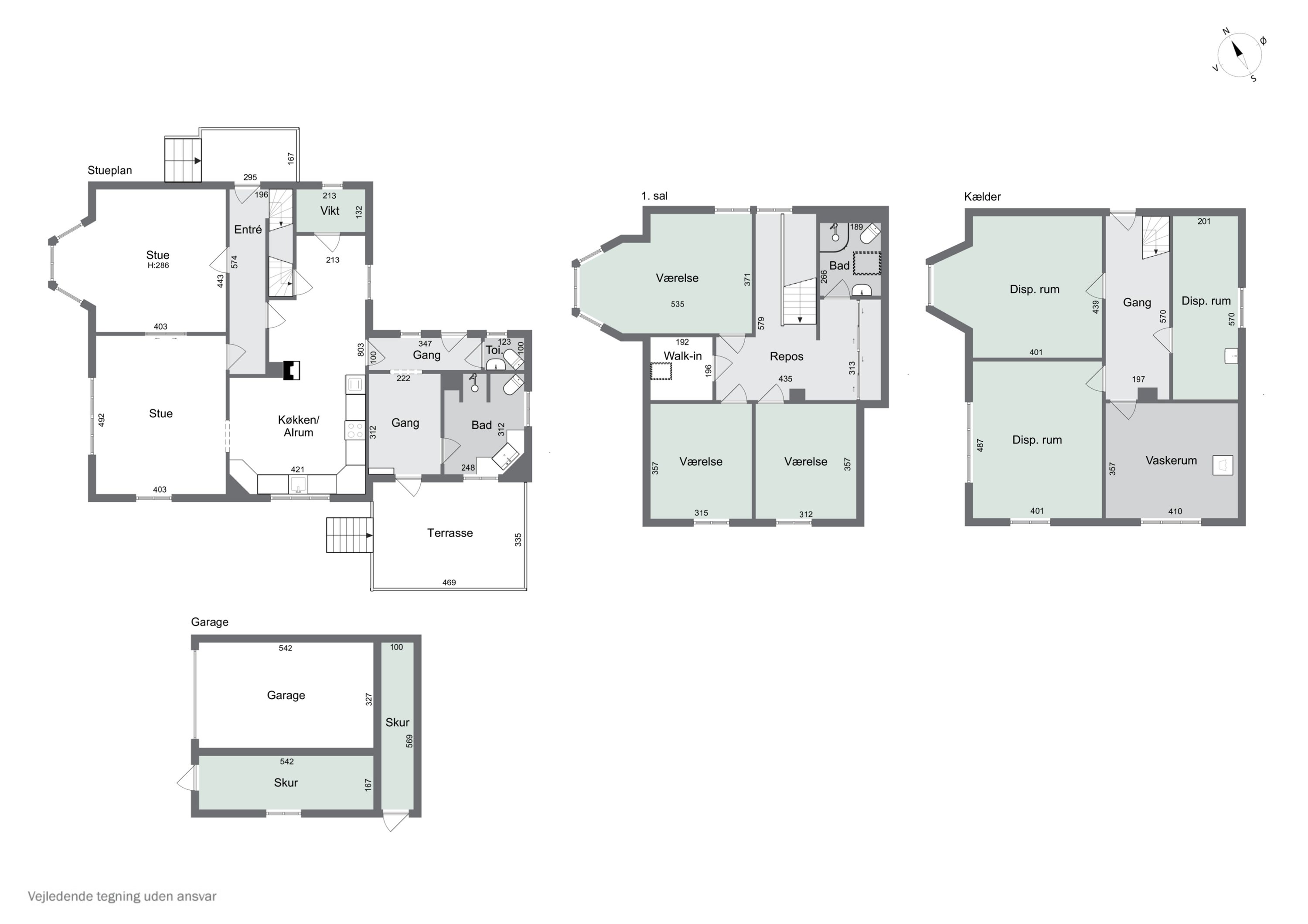 Plantegninger billede af Haslevej 106, Rønne, 3700 Rønne