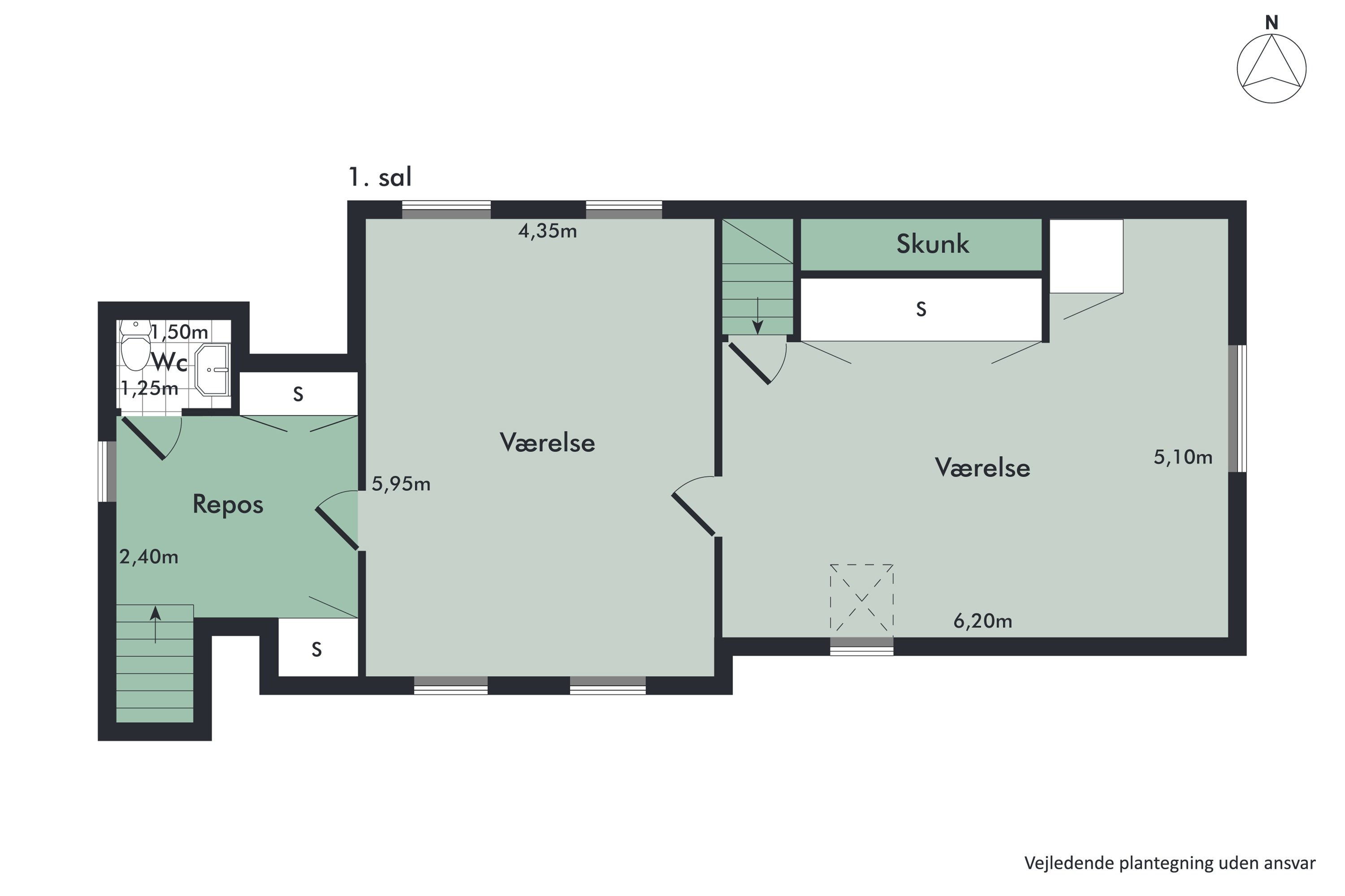 Plantegninger billede af Skipperstræde 7, Sebbersund, 9240 Nibe