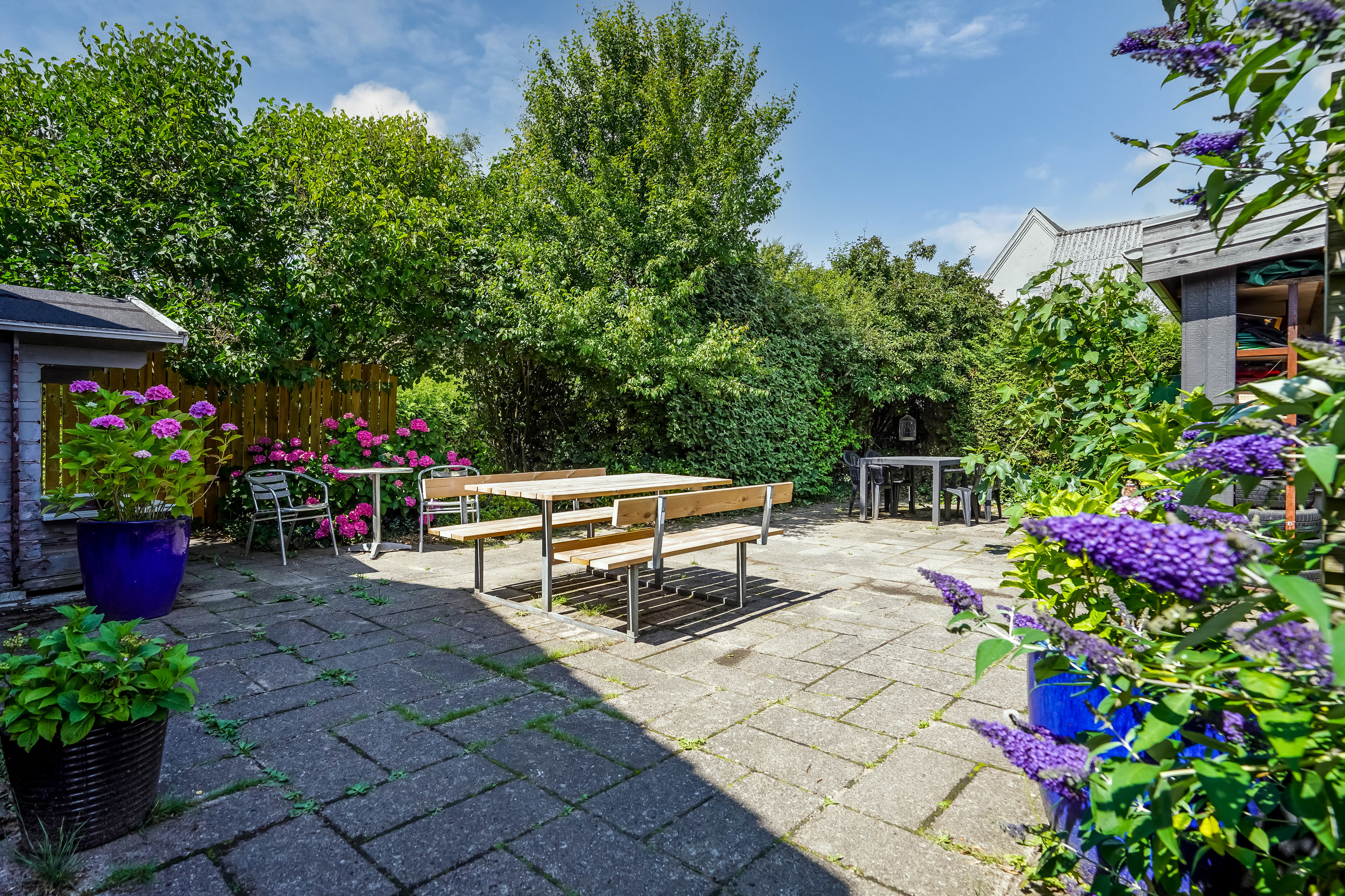 Fremhævet terrasse billede i fuldskærmstilstand. Billede af Vestervang 15, 5492 Vissenbjerg