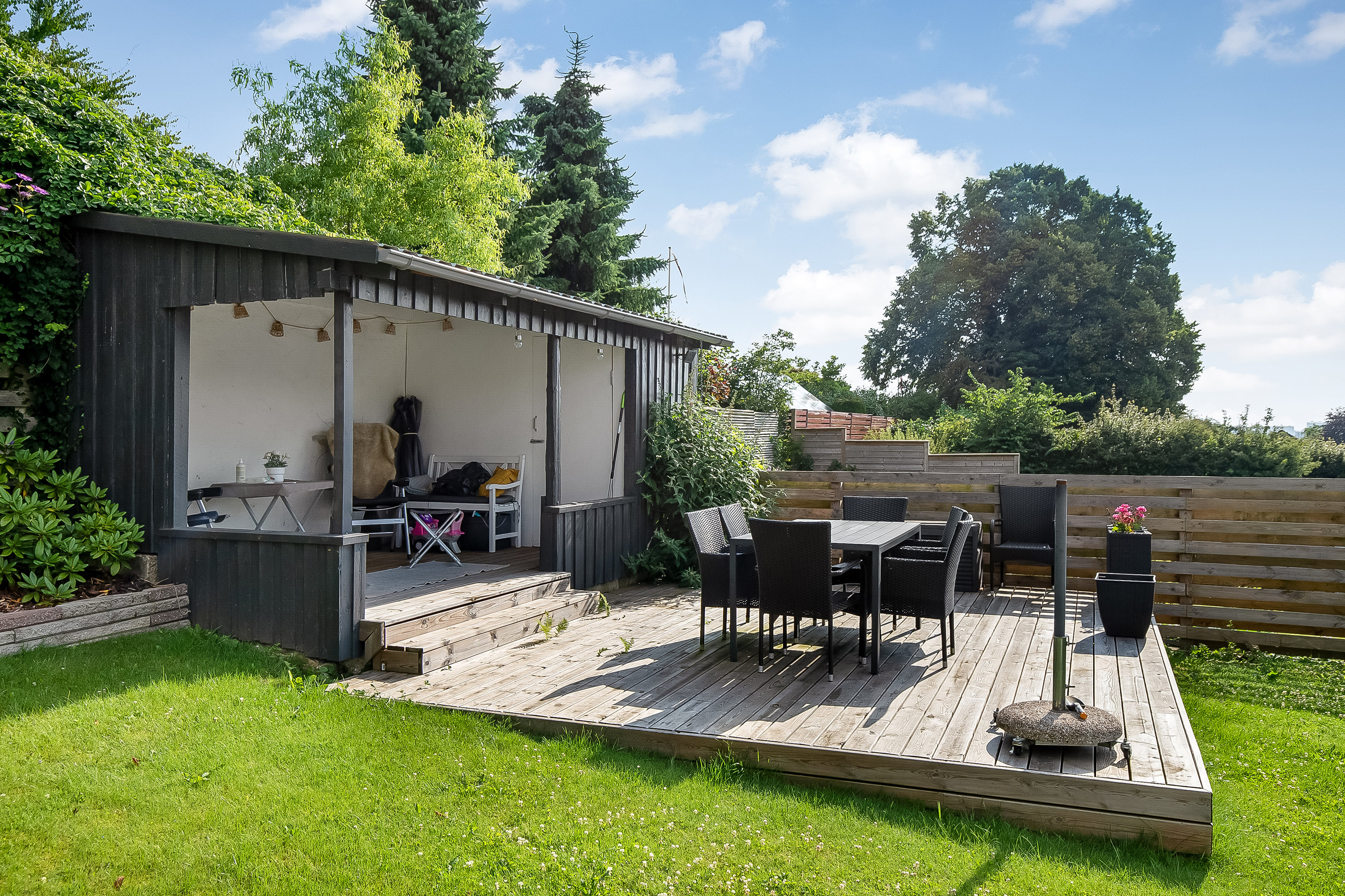 Fremhævet terrasse billede i fuldskærmstilstand. Billede af Seest Bakke 34, 1., 6000 Kolding