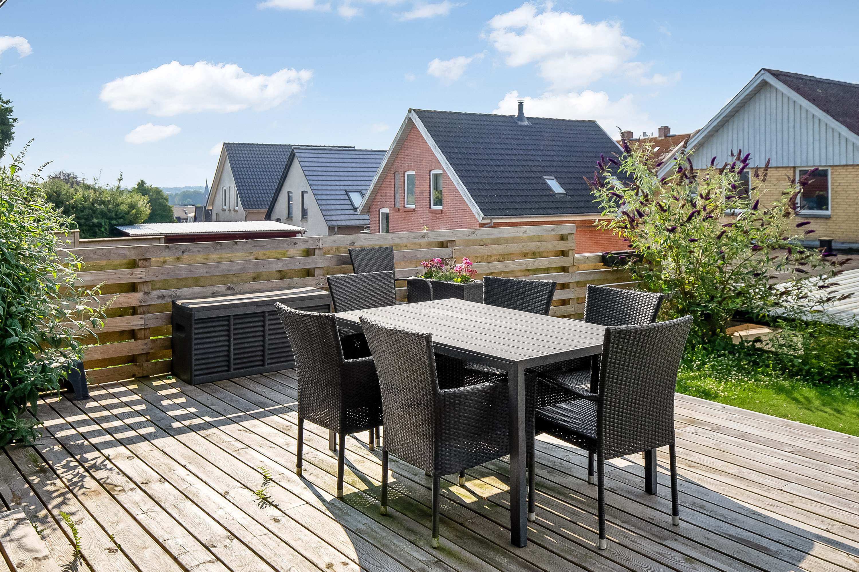 Fremhævet terrasse billede i fuldskærmstilstand. Billede af Seest Bakke 34, 1., 6000 Kolding