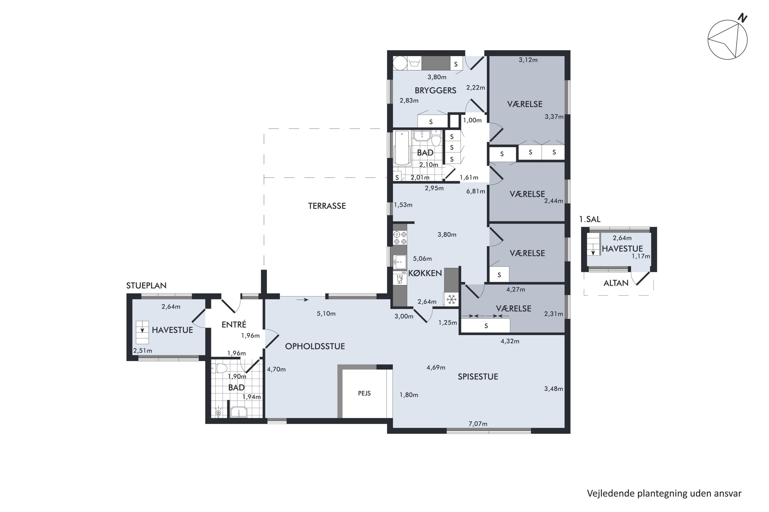 Plantegninger billede af Safirvej 25, 8541 Skødstrup