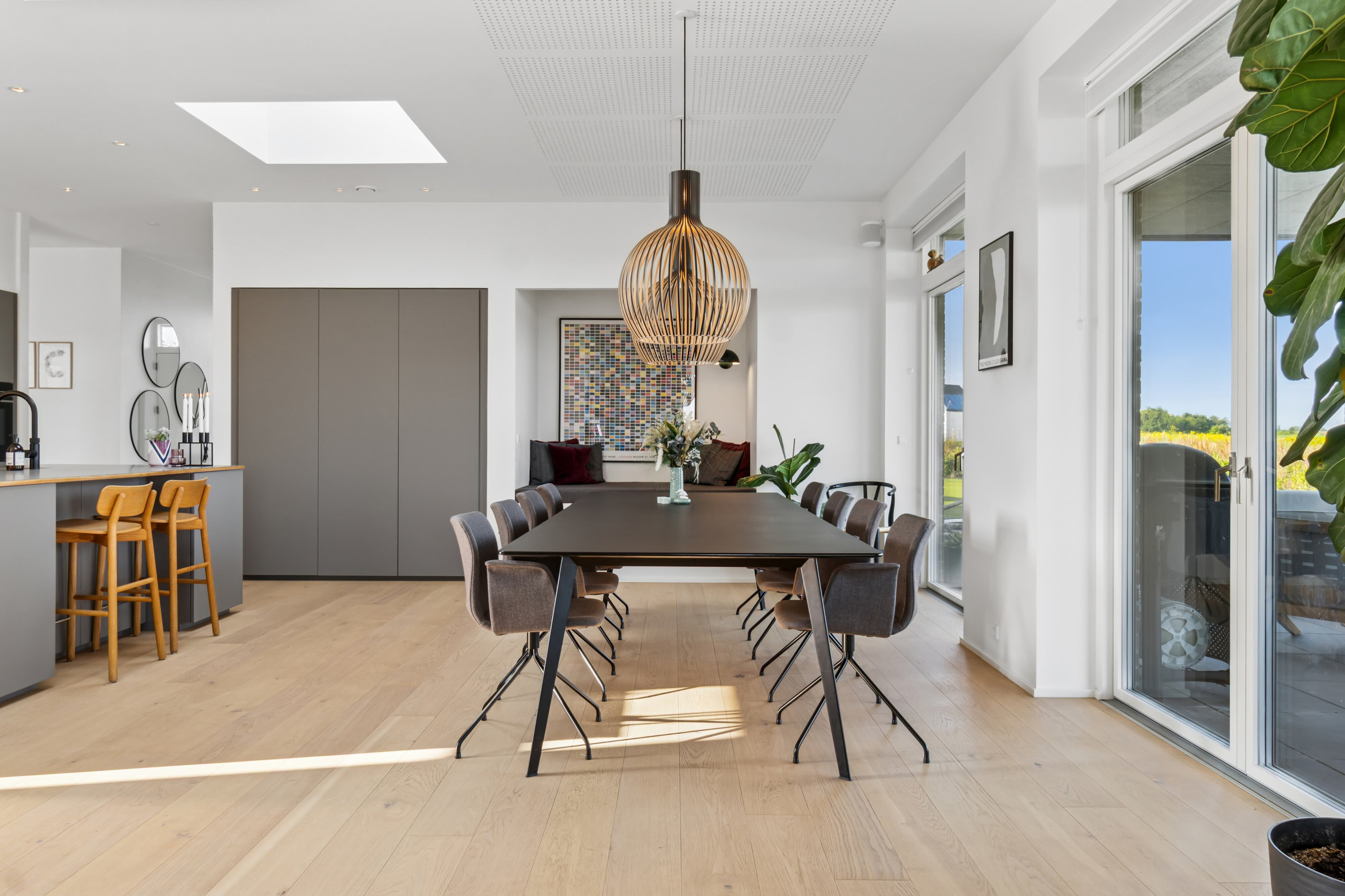 Fremhævet spisestue billede i fuldskærmstilstand. Billede af Stjernebakken 85, 4200 Slagelse