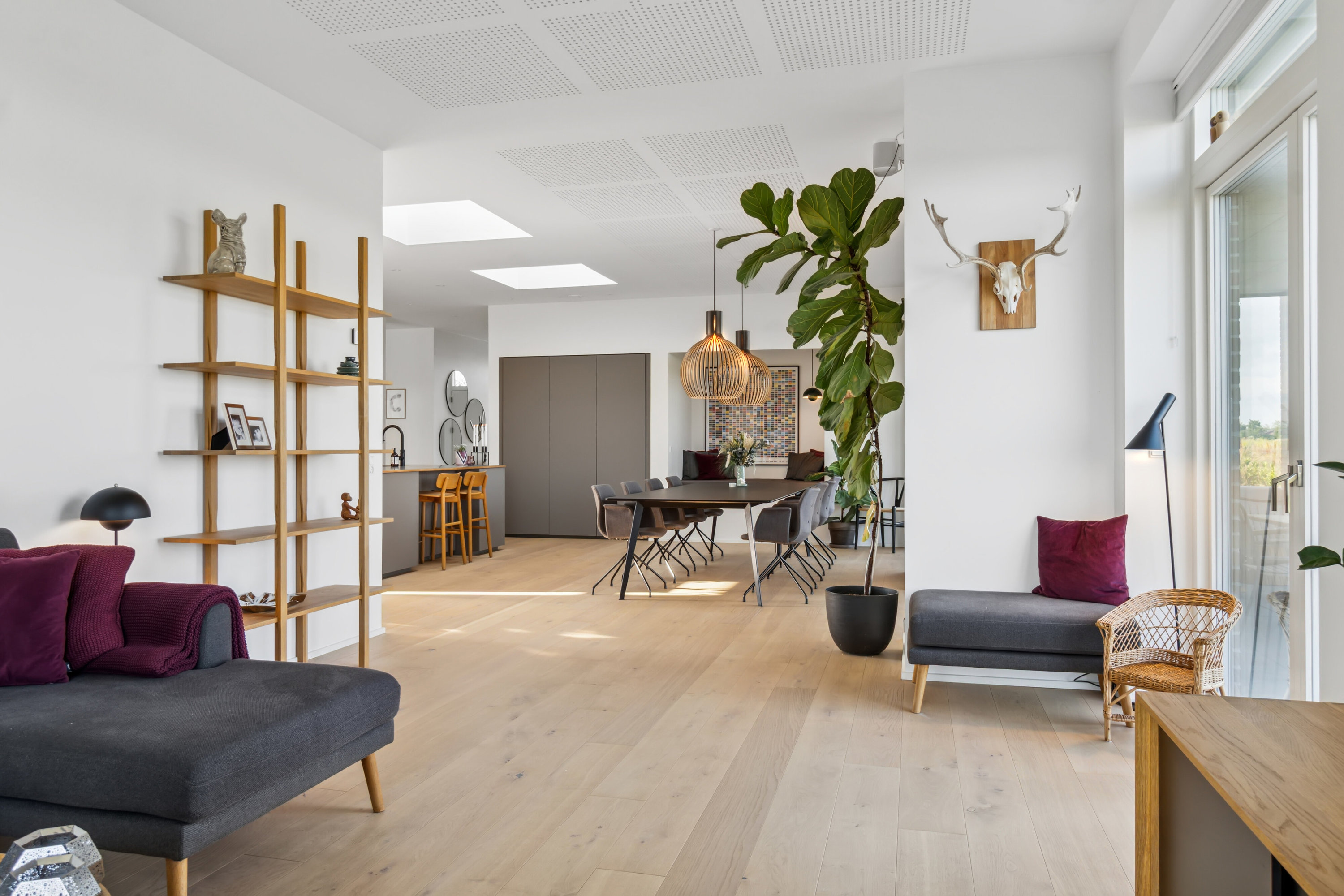 Fremhævet spisestue billede i fuldskærmstilstand. Billede af Stjernebakken 85, 4200 Slagelse