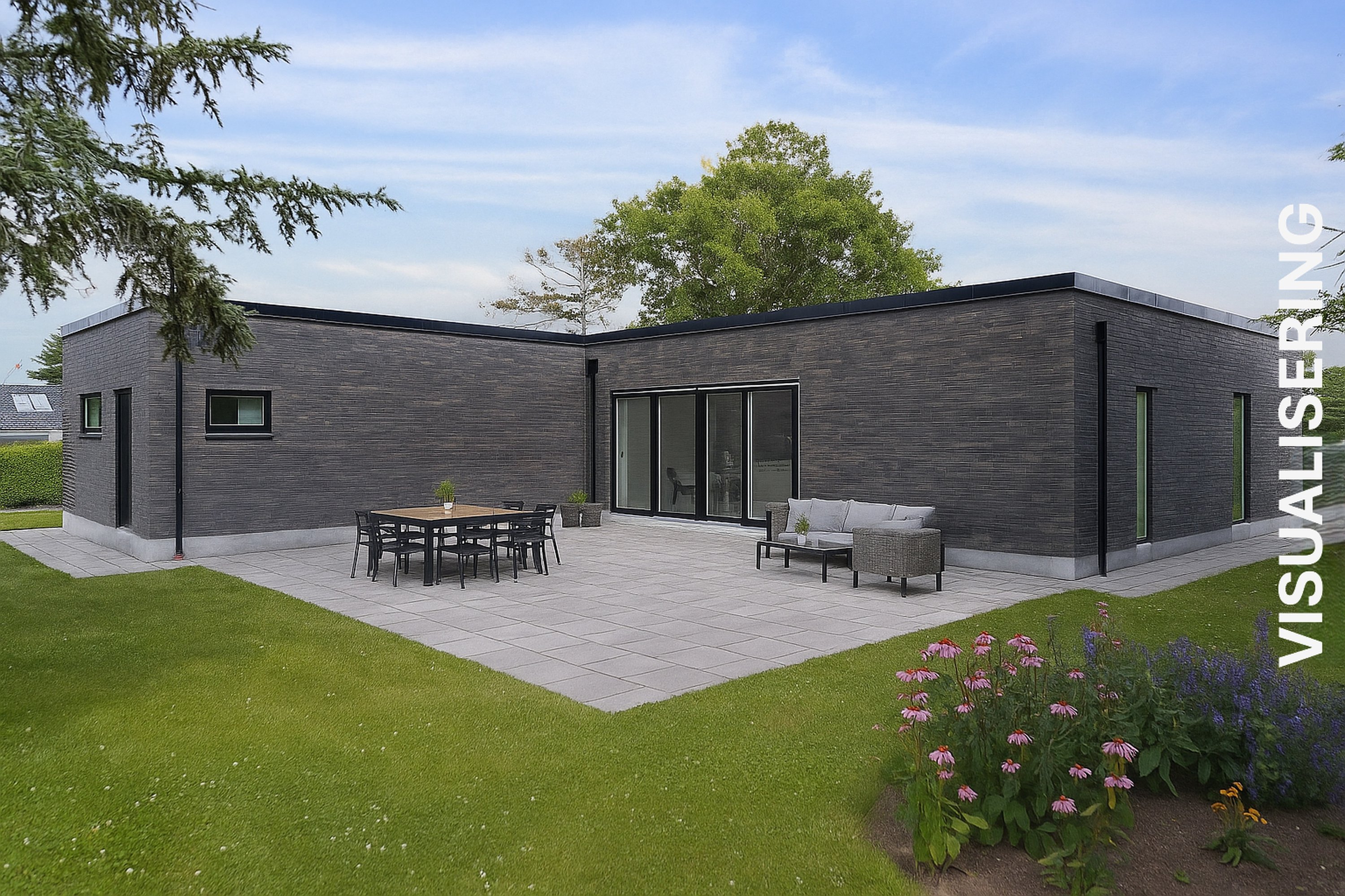 Fremhævet visualisering billede i fuldskærmstilstand. Billede af Skrænten 24, Korsør Syd, 4220 Korsør