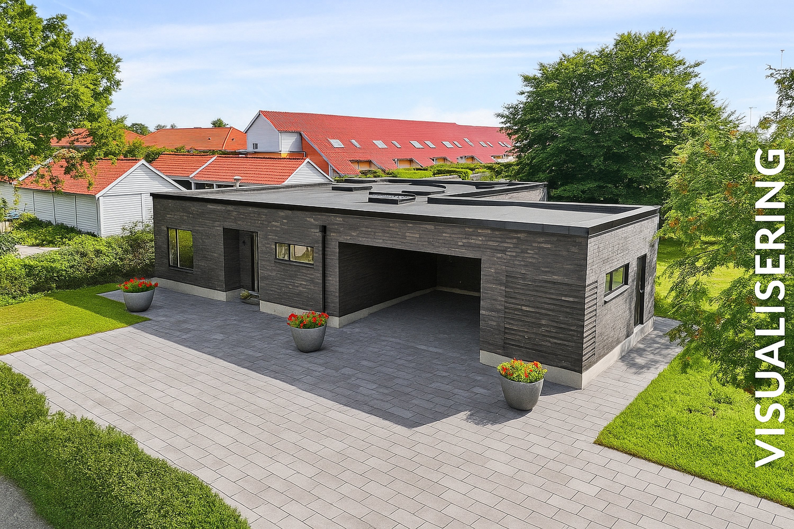 Miniaturebillede 1: visualisering. Billede af Skrænten 24, Korsør Syd, 4220 Korsør