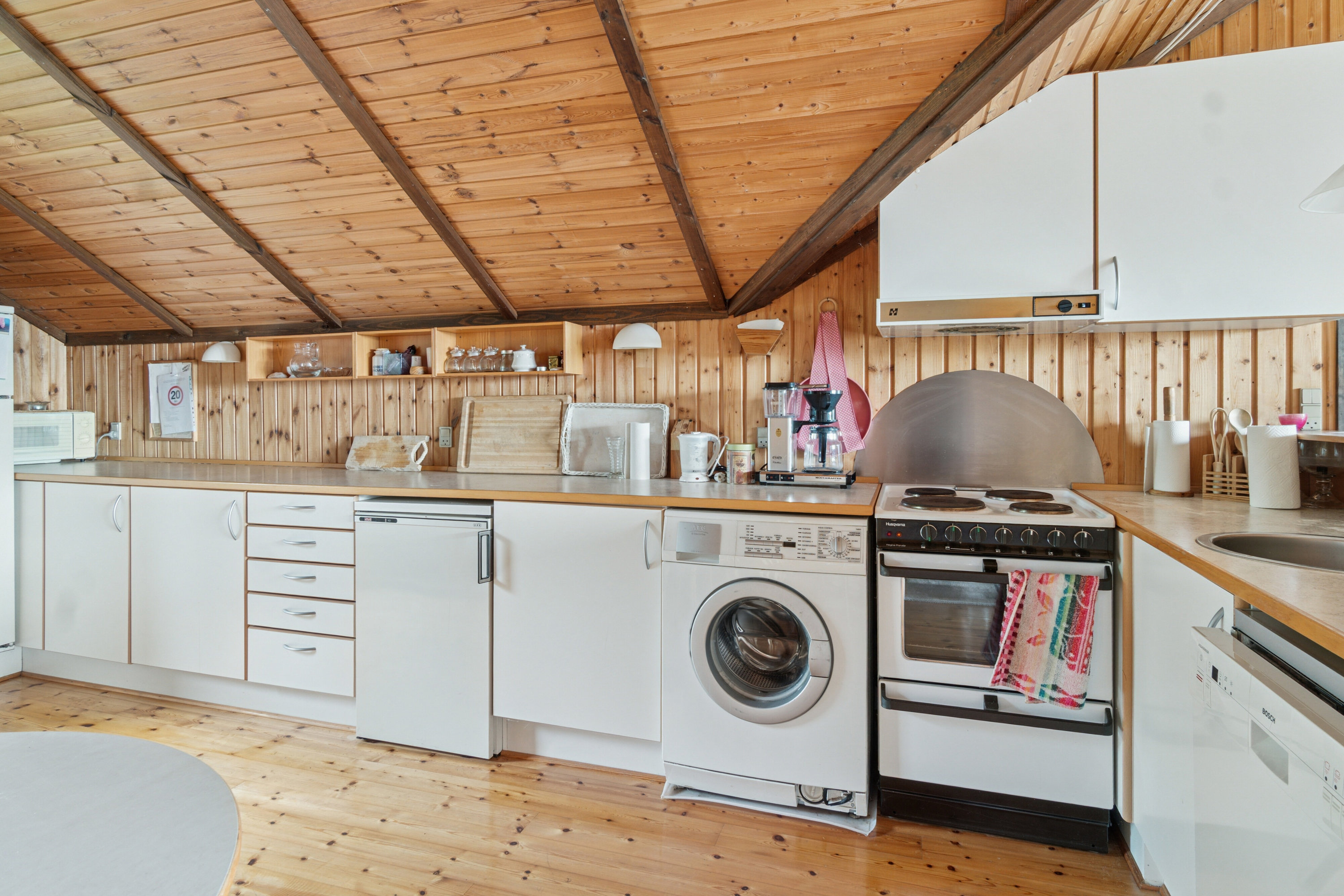 Fremhævet køkken billede i fuldskærmstilstand. Billede af Mimersvej 18, Drøsselbjerg, 4200 Slagelse