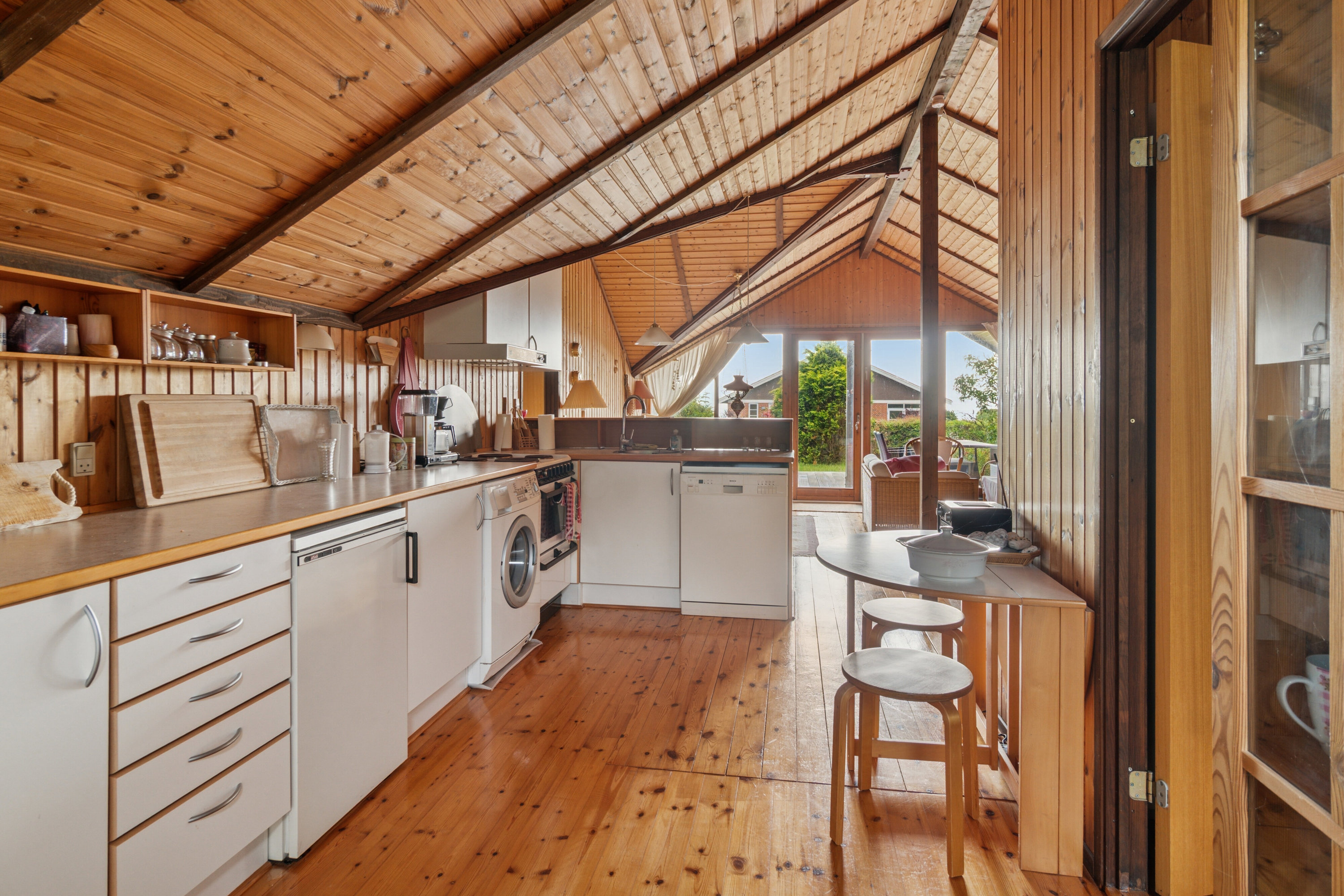 Fremhævet køkken billede i fuldskærmstilstand. Billede af Mimersvej 18, Drøsselbjerg, 4200 Slagelse