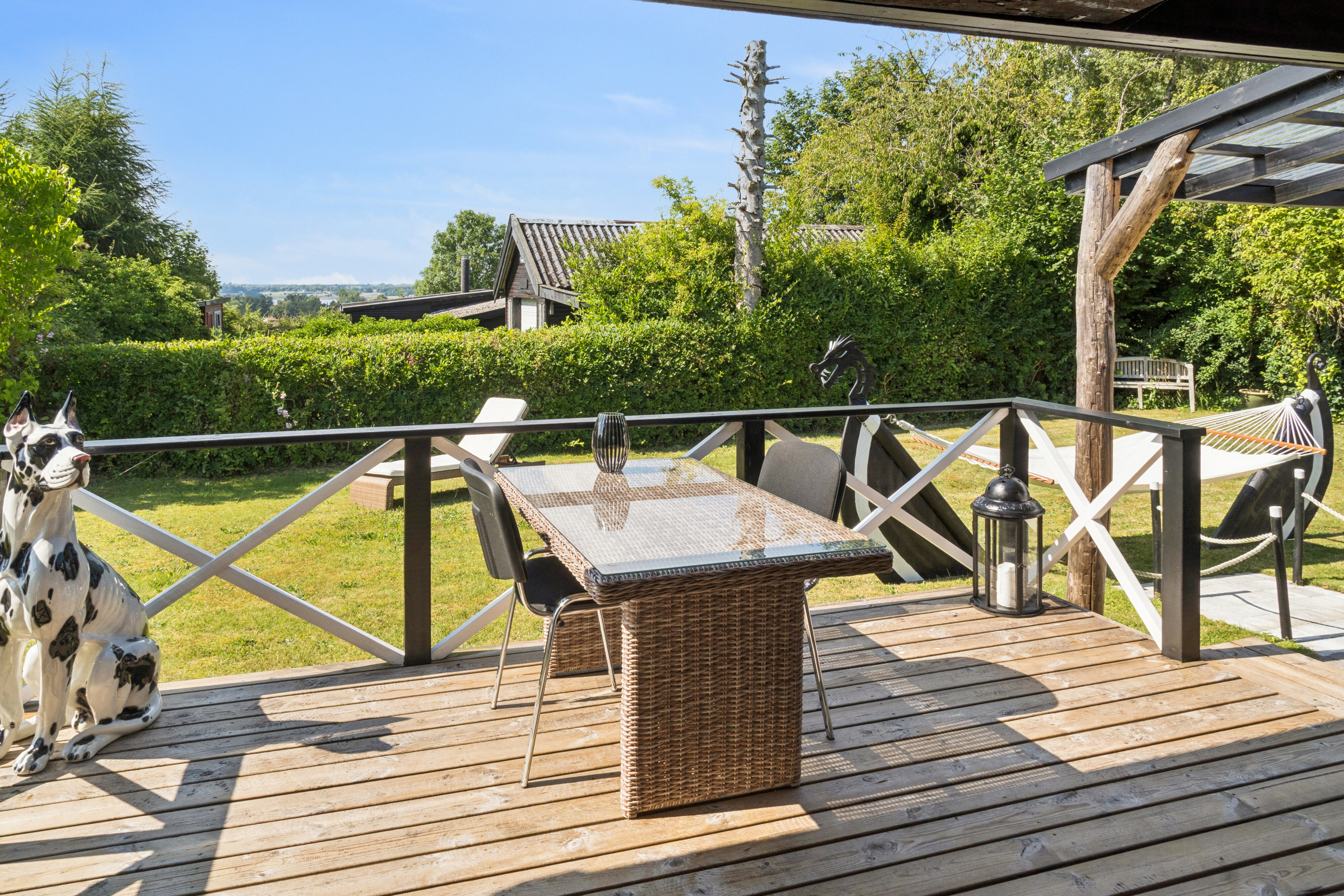 Fremhævet terrasse billede i fuldskærmstilstand. Billede af Vibekæret 32, Englerup, 4060 Kirke Såby