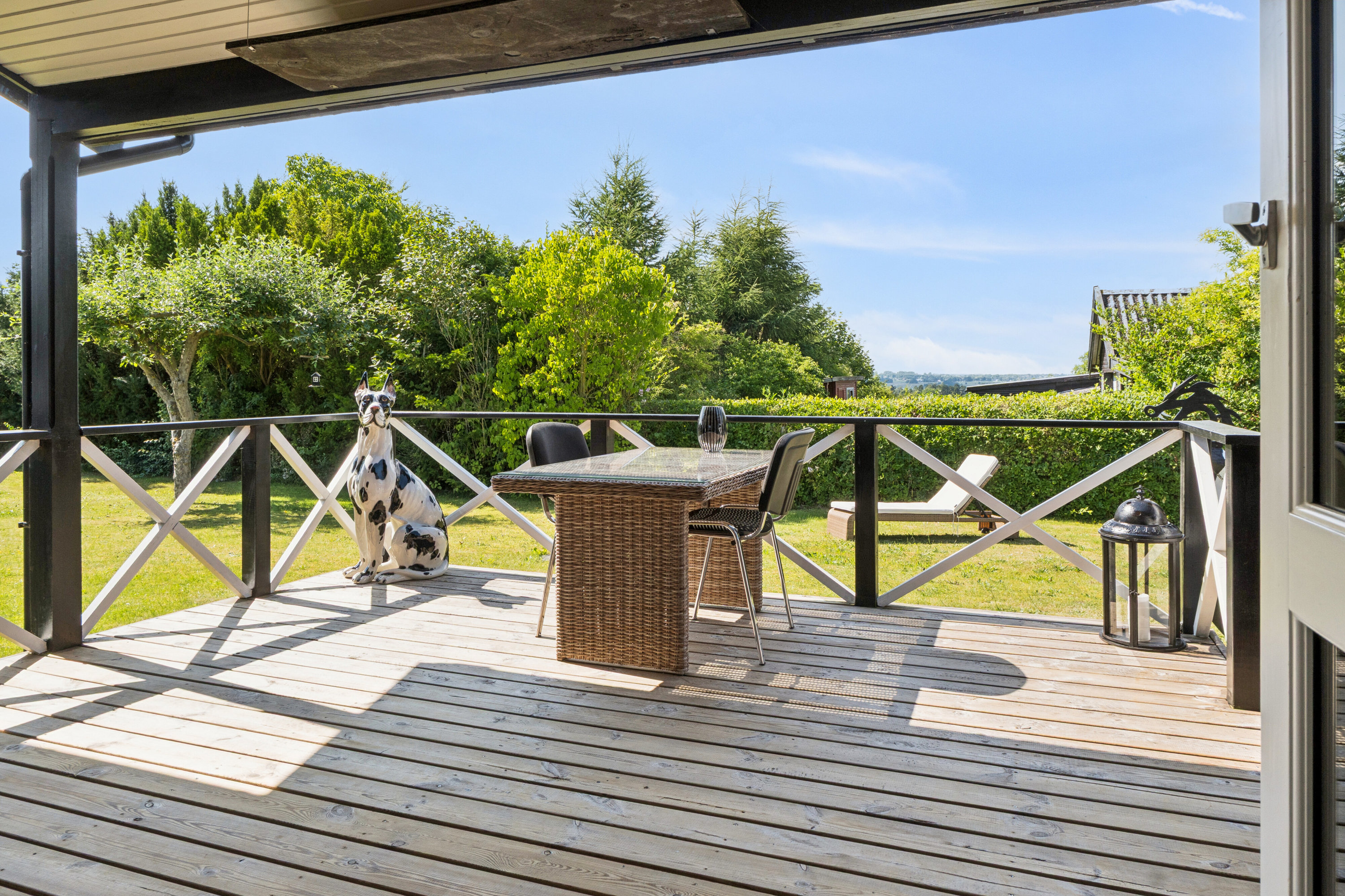 Fremhævet terrasse billede i fuldskærmstilstand. Billede af Vibekæret 32, Englerup, 4060 Kirke Såby