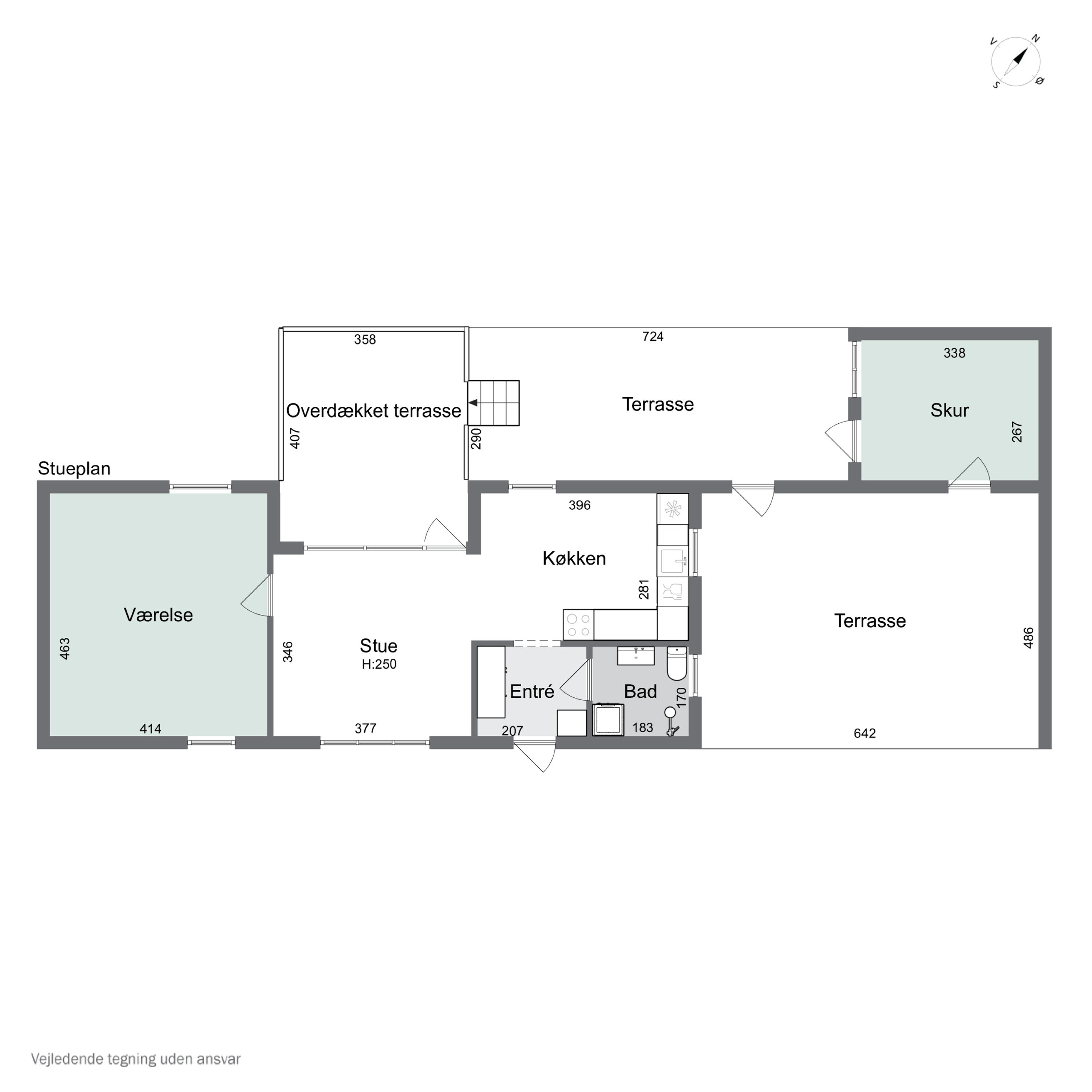 Plantegninger billede af Vibekæret 32, Englerup, 4060 Kirke Såby