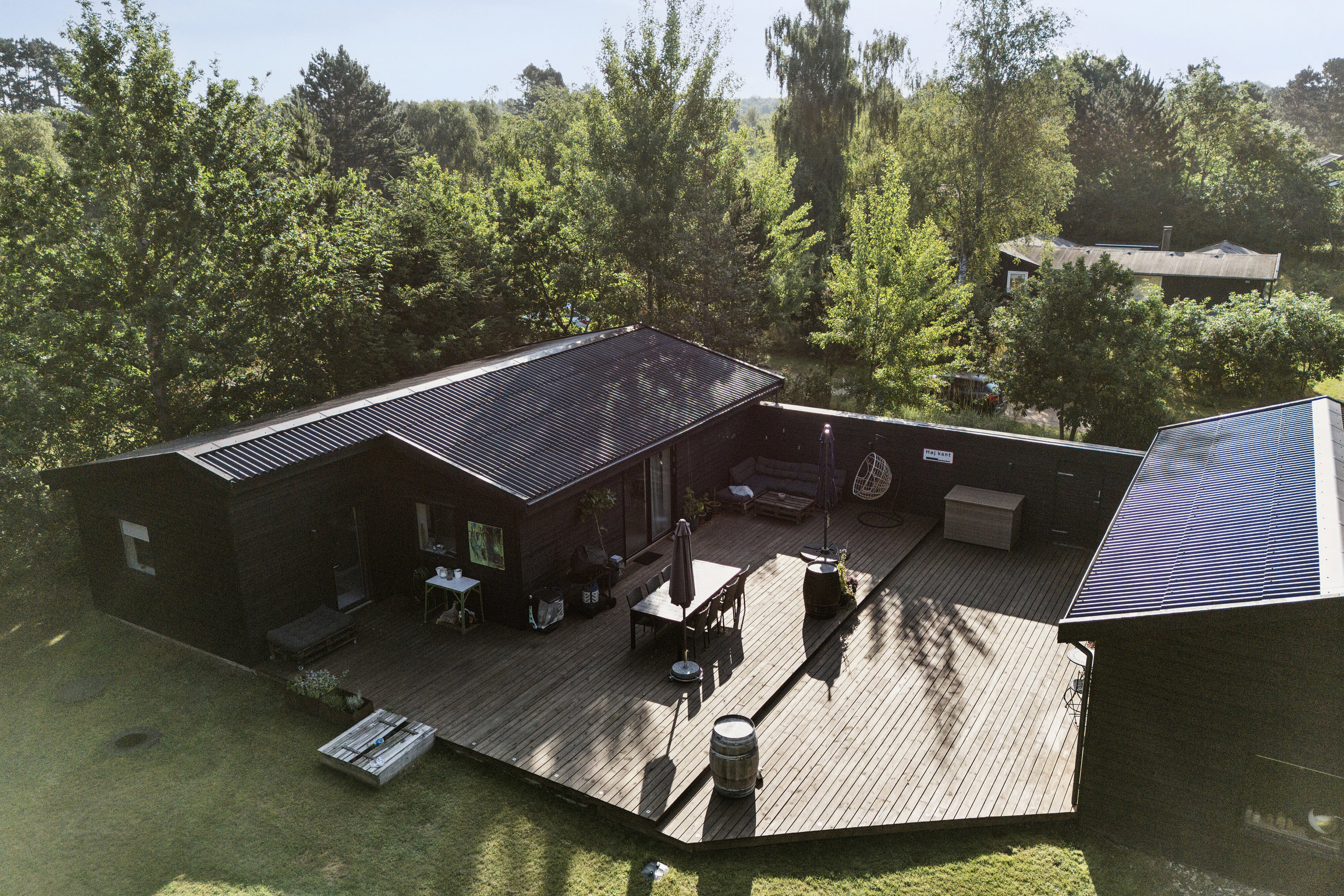 Fremhævet set fra haven billede i fuldskærmstilstand. Billede af Høgevej 13, Indelukket, 4550 Asnæs