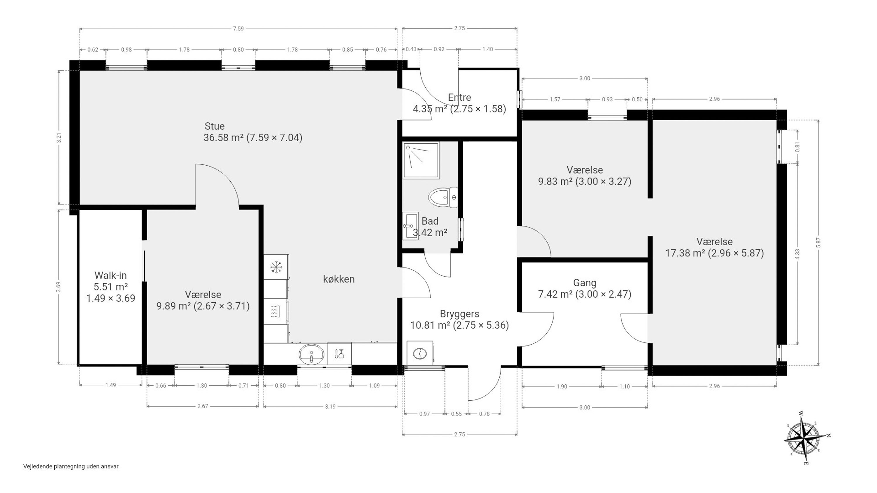 Plantegninger billede af Eskemosegyden 47, Åstrup, 5600 Faaborg