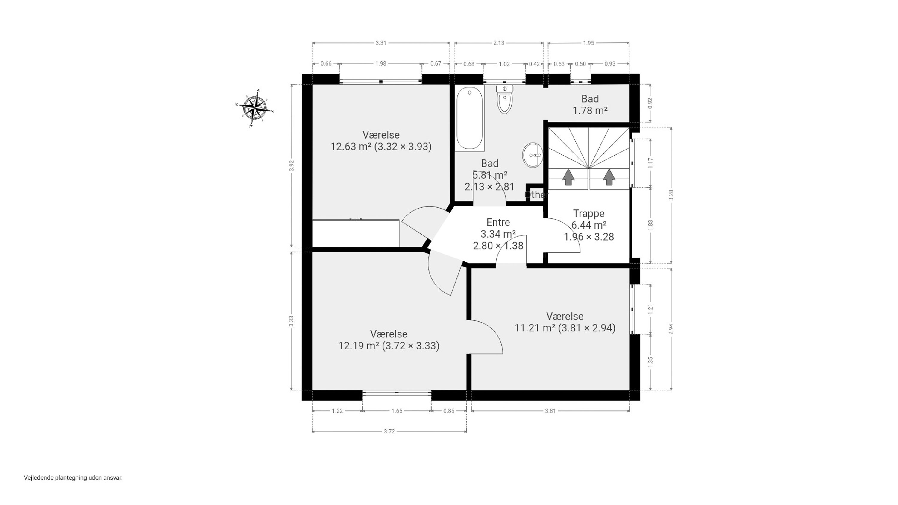 Plantegninger billede af Holsten Carisiusgade 12, 5600 Faaborg