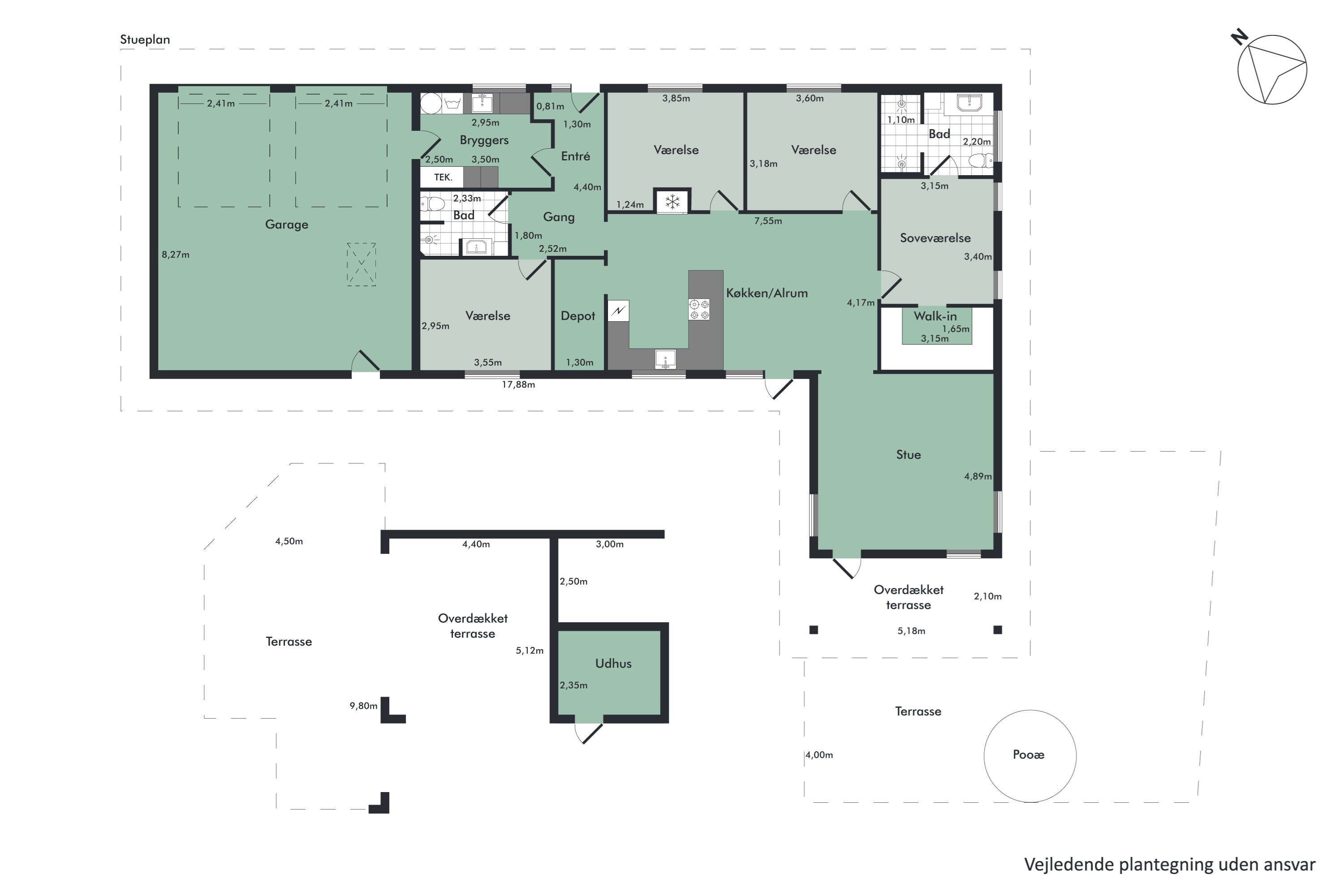 Plantegninger billede af Tennisskoven 81, 9320 Hjallerup