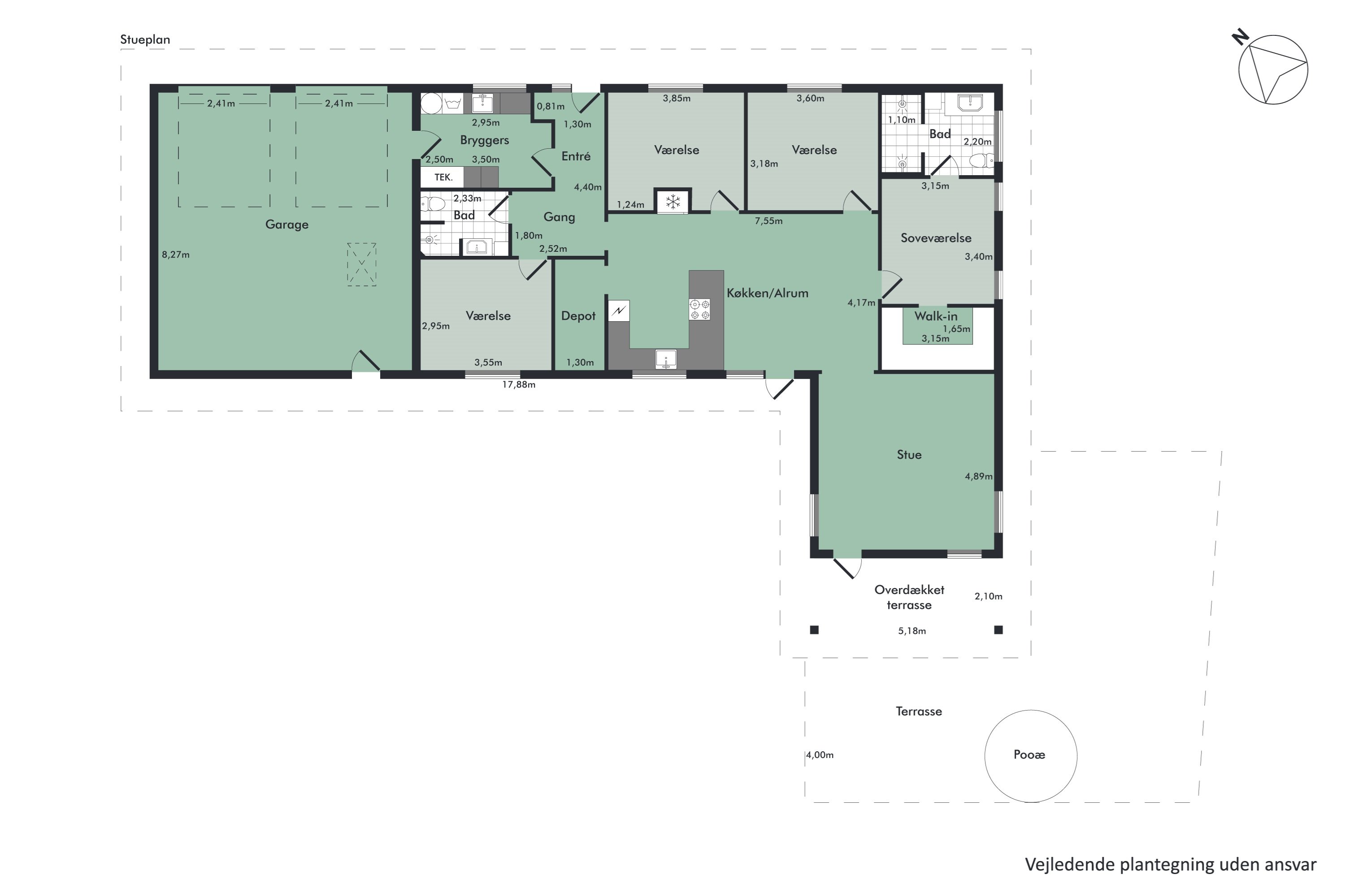 Plantegninger billede af Tennisskoven 81, 9320 Hjallerup