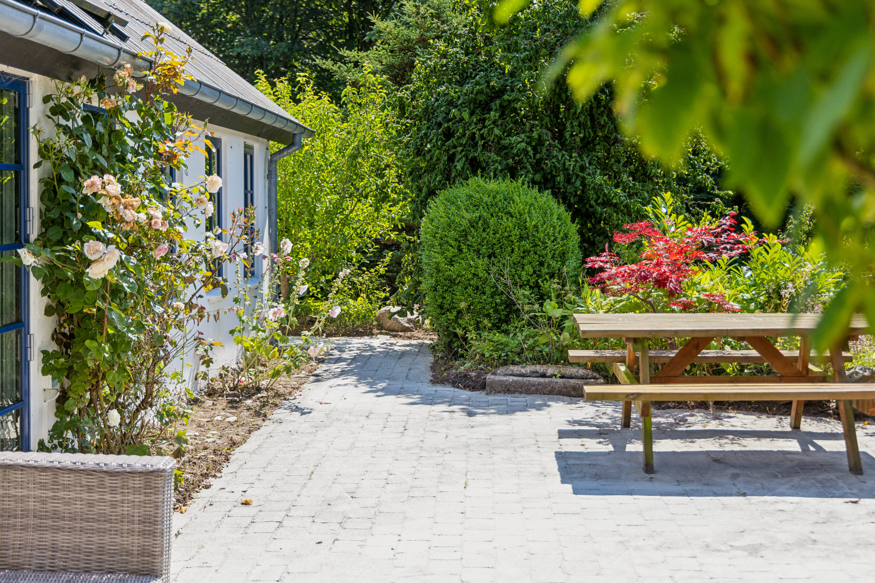 Fremhævet terrasse billede i fuldskærmstilstand. Billede af Troldemosevej 78, Korsø, 9620 Aalestrup
