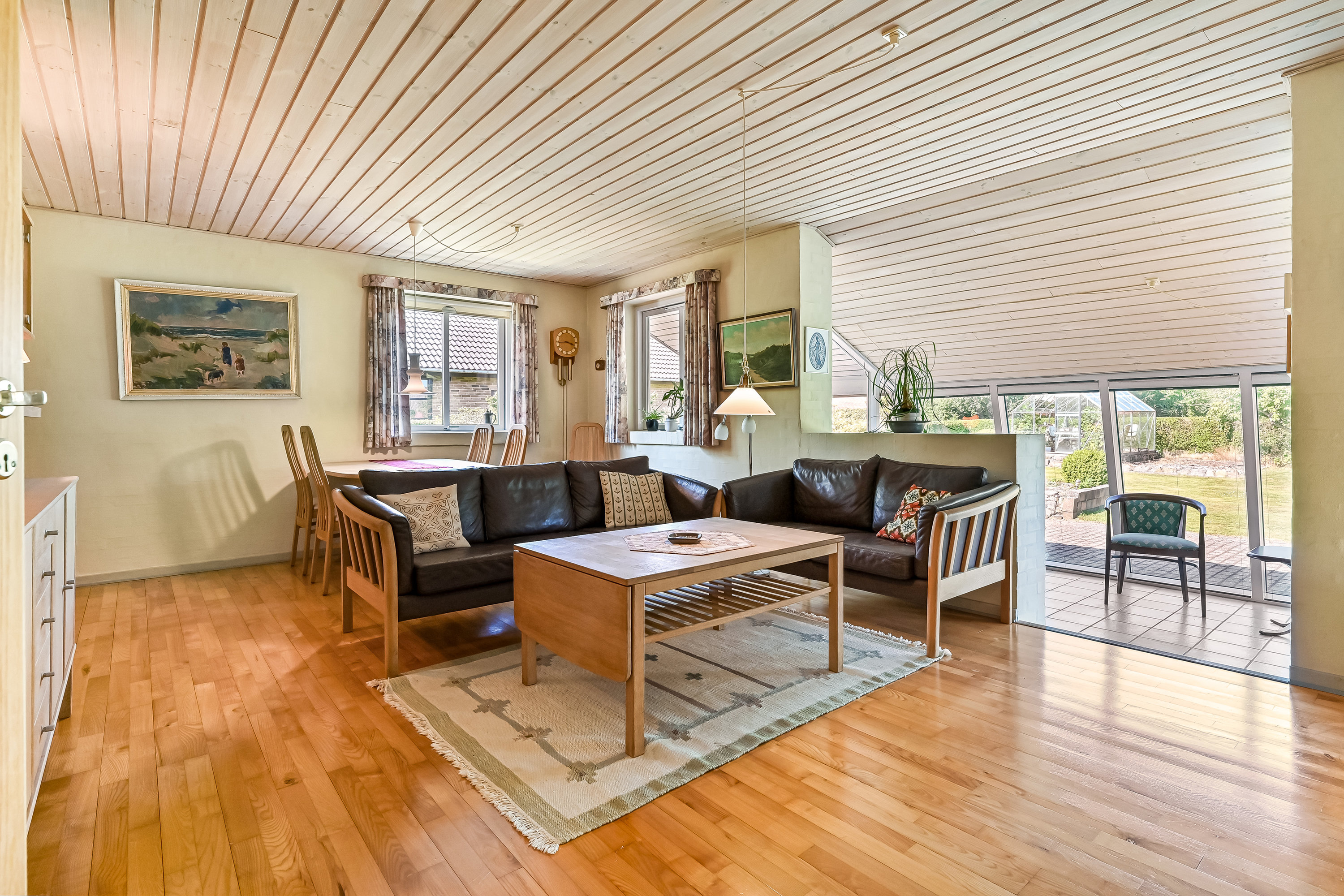 Miniaturebillede 2: stue. Billede af Tømmerpladsen 7, Simmelkær, 7451 Sunds