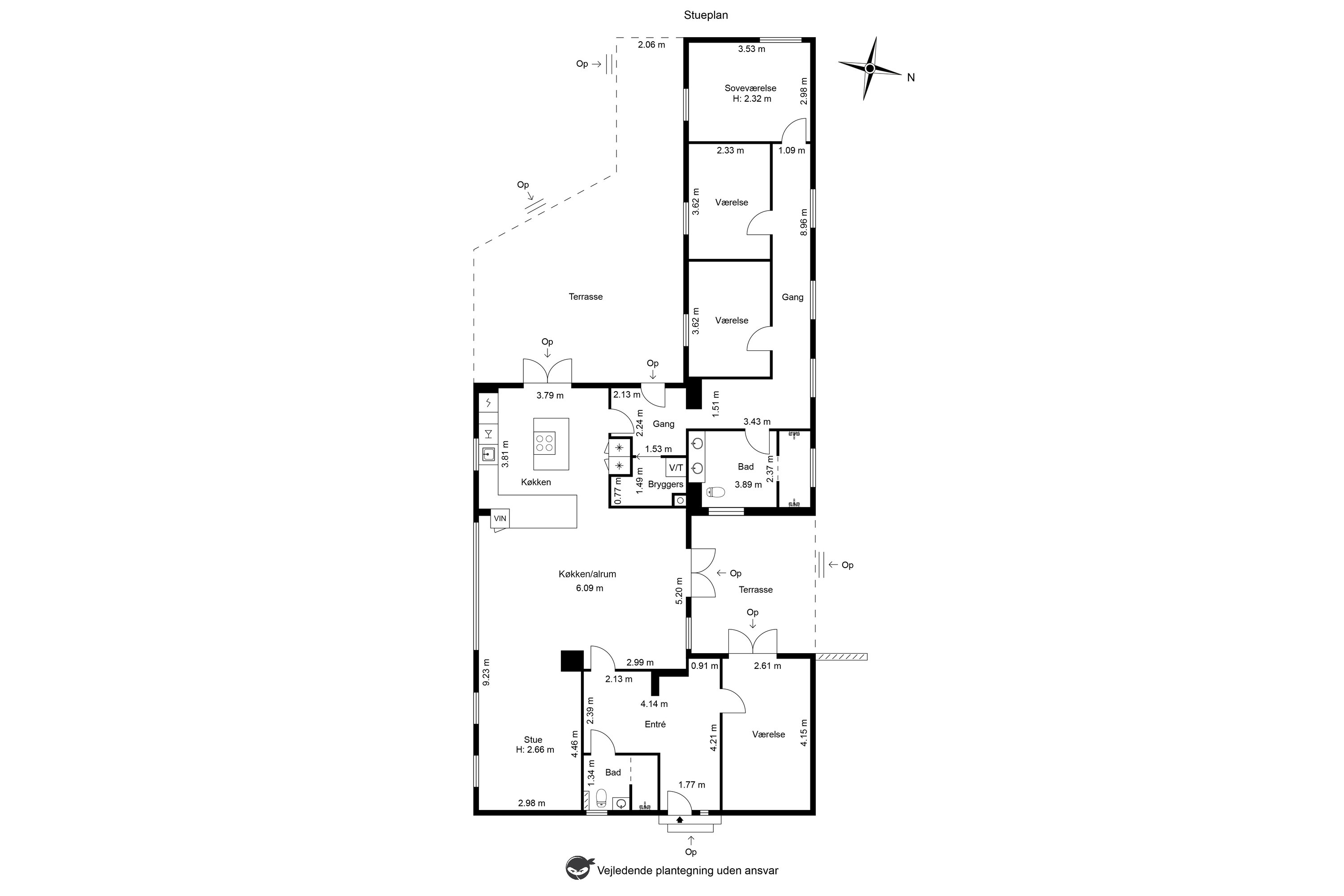 Plantegninger billede af Ndr Strandvej 24, 2791 Dragør