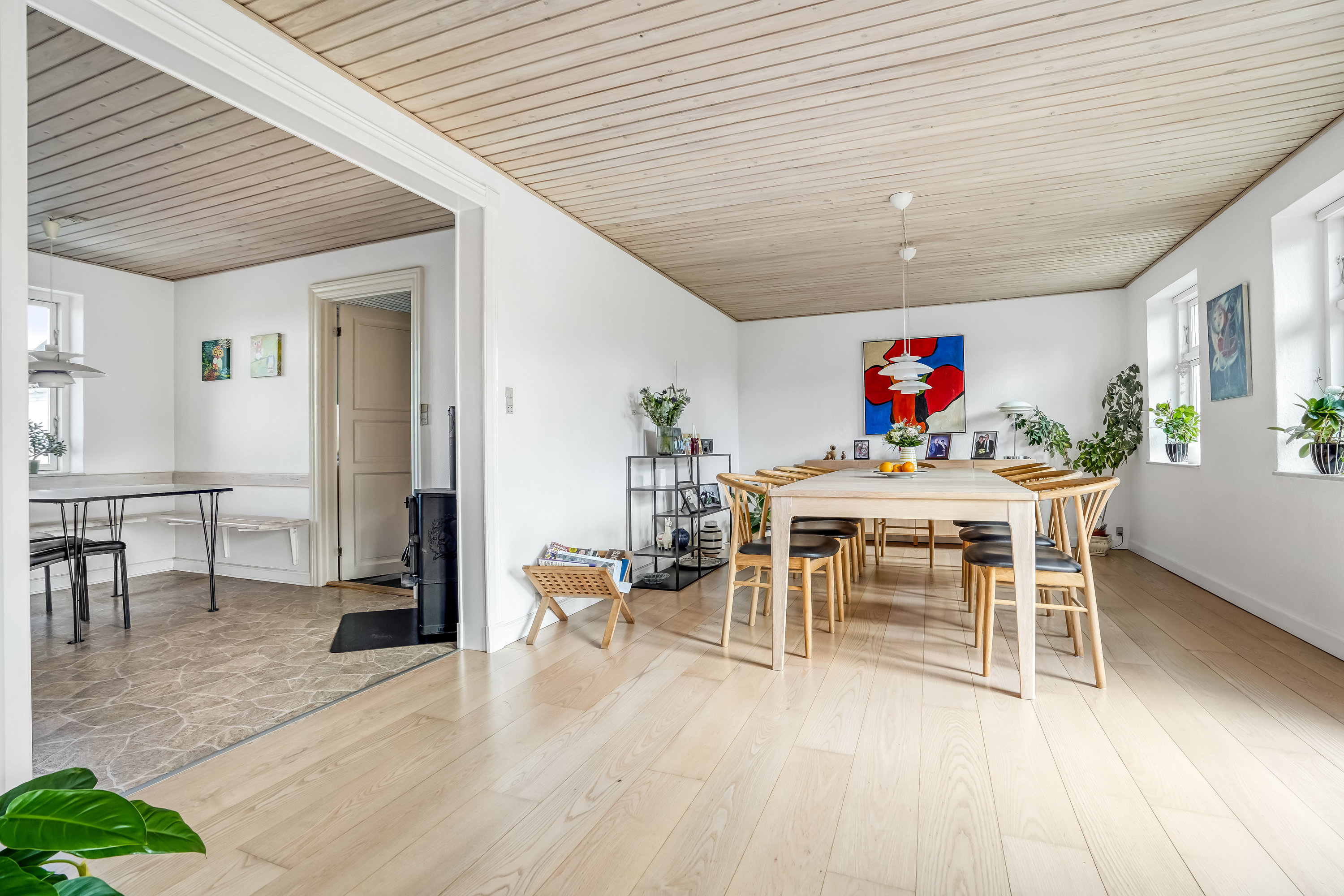 Fremhævet stue billede i fuldskærmstilstand. Billede af Skovløkken 5, 5580 Nørre Aaby