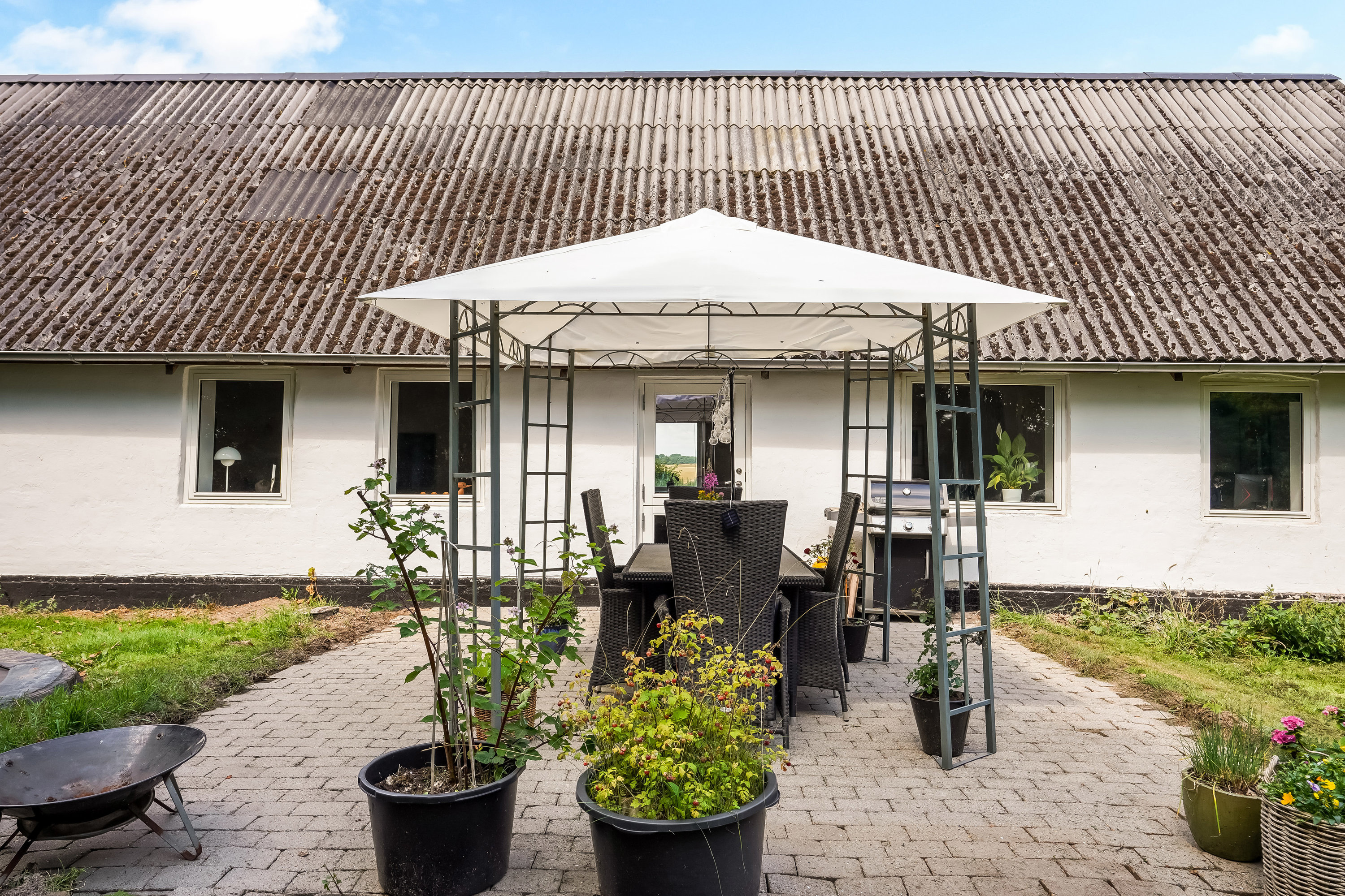 Fremhævet terrasse billede i fuldskærmstilstand. Billede af Hårupvej 38, Hårup, 8740 Brædstrup