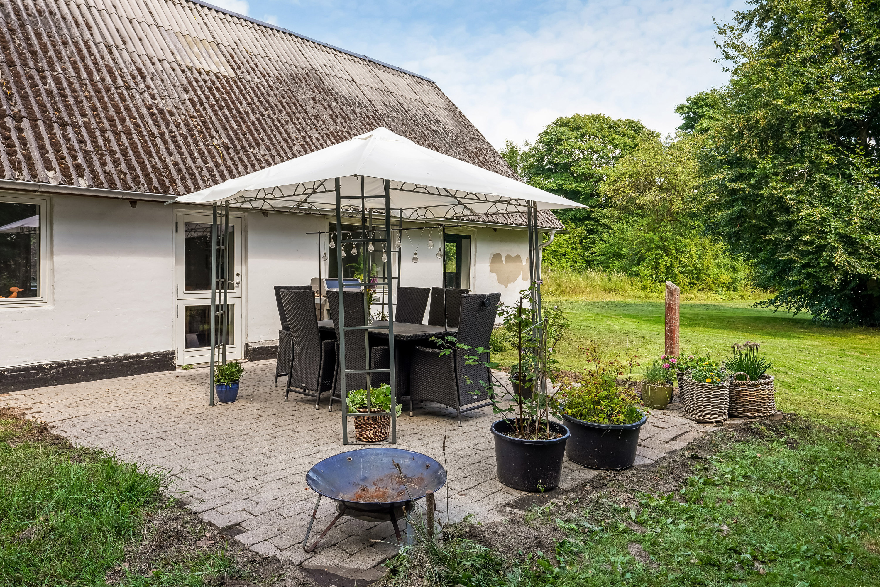 Fremhævet terrasse billede i fuldskærmstilstand. Billede af Hårupvej 38, Hårup, 8740 Brædstrup