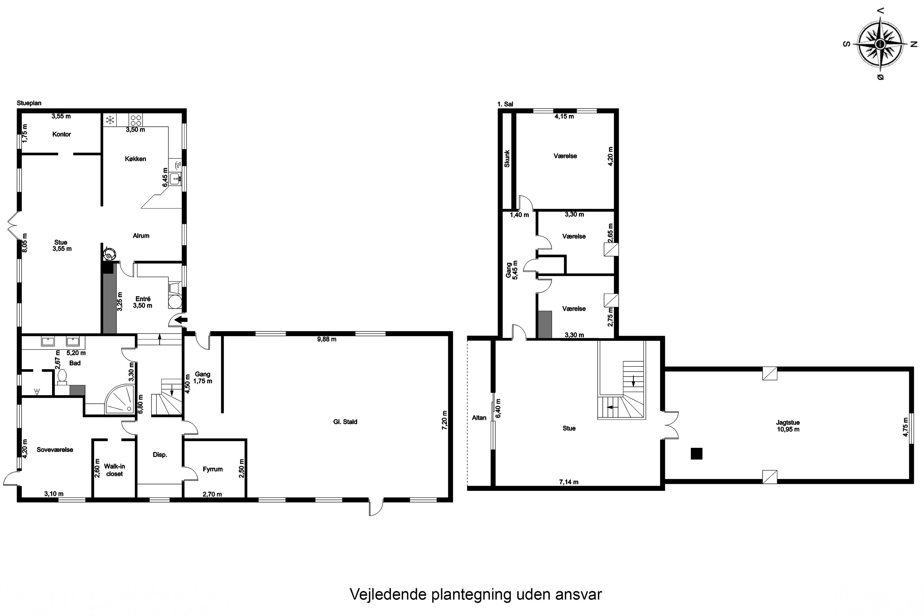 Plantegninger billede af Skovløkken 5, 5580 Nørre Aaby
