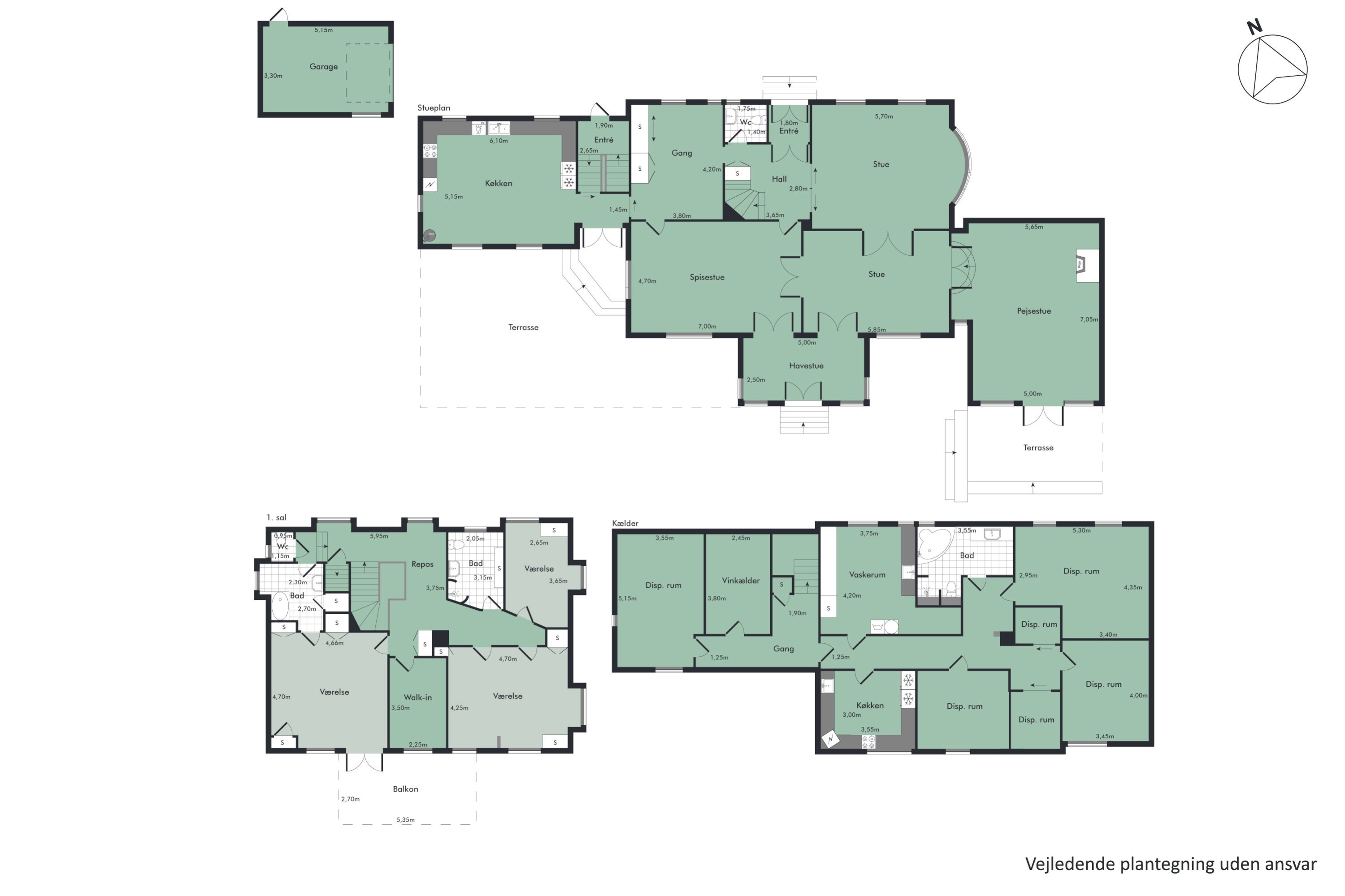 Plantegninger billede af Klostermarken 43, 9000 Aalborg