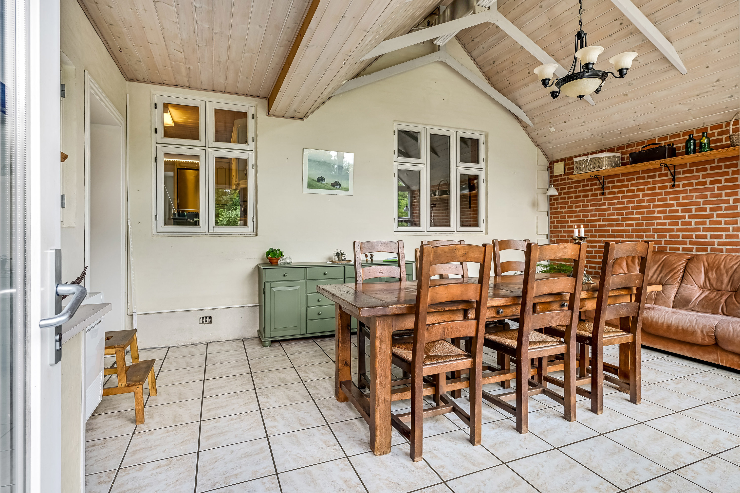 Fremhævet stue billede i fuldskærmstilstand. Billede af Nørrevej 12, Stend-Krogag, 7200 Grindsted