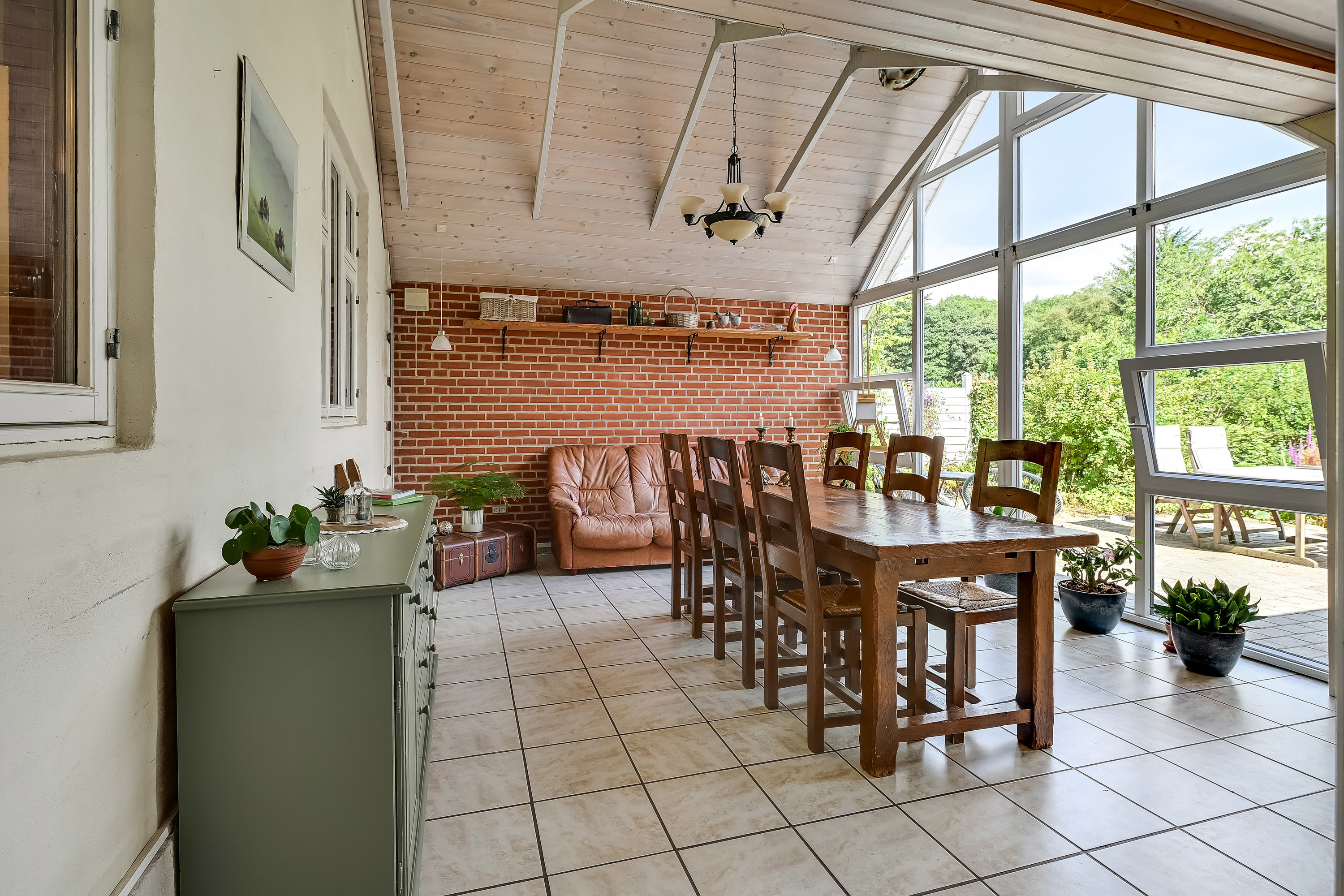 Fremhævet stue billede i fuldskærmstilstand. Billede af Nørrevej 12, Stend-Krogag, 7200 Grindsted