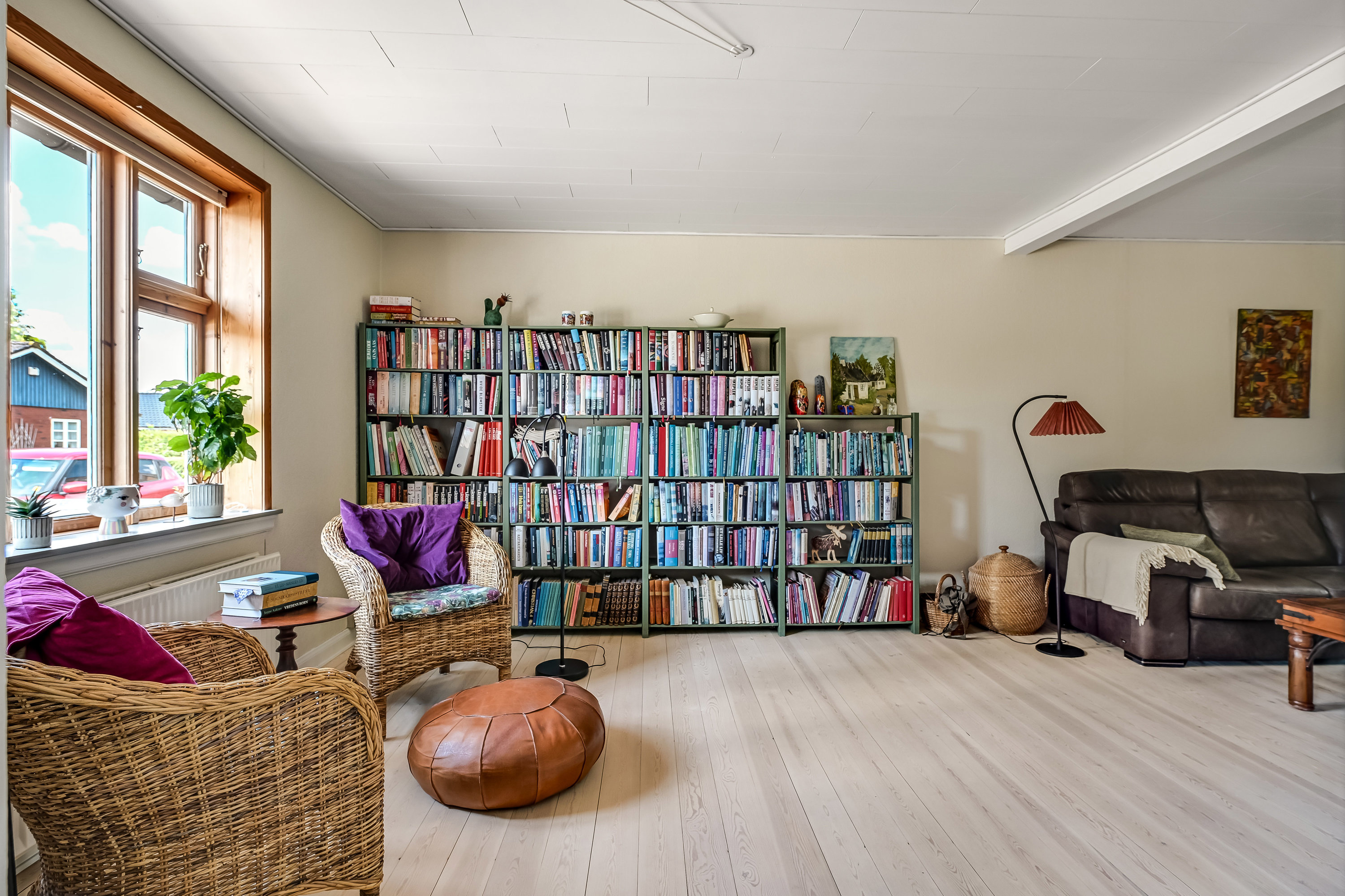 Fremhævet stue billede i fuldskærmstilstand. Billede af Nørrevej 12, Stend-Krogag, 7200 Grindsted