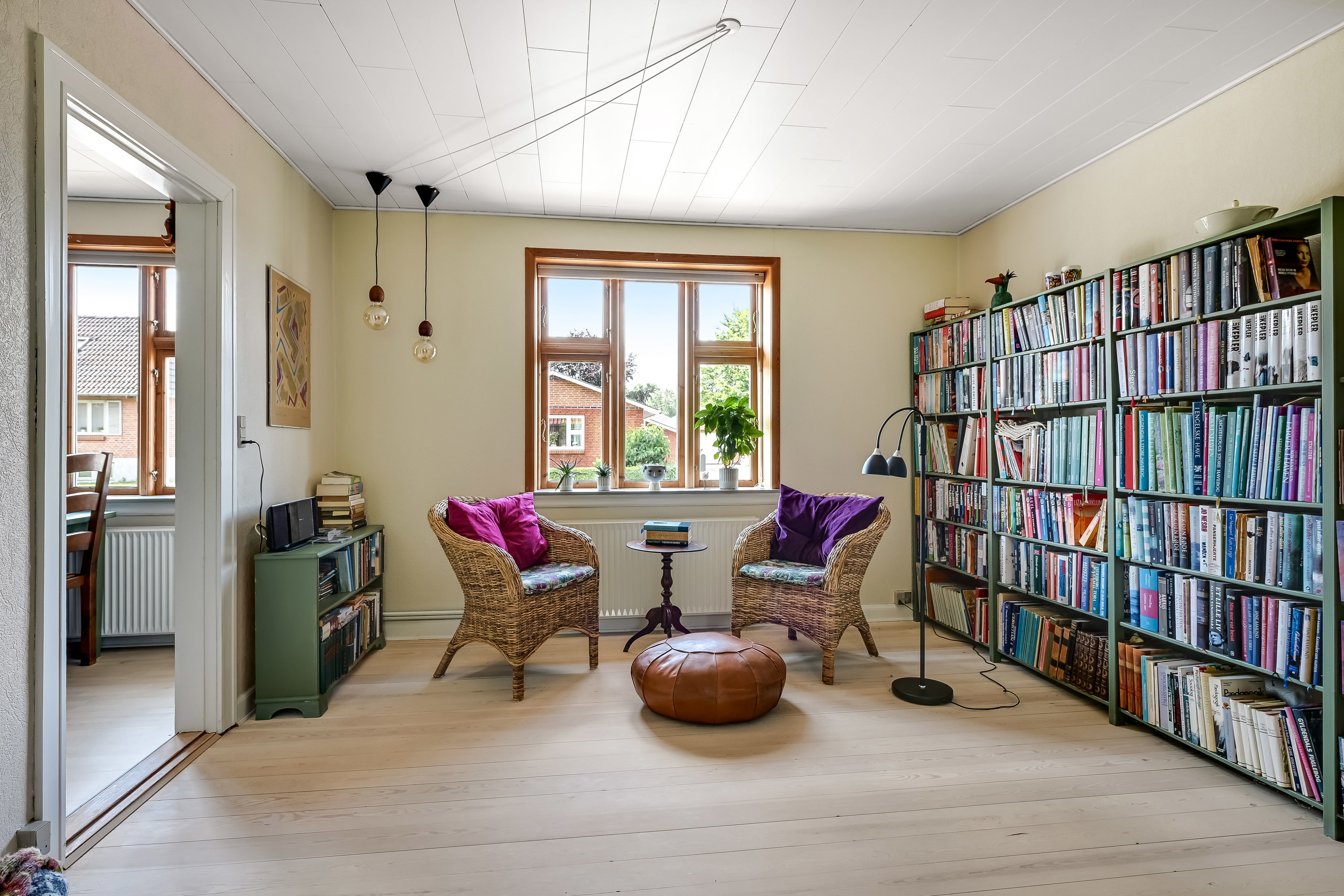 Fremhævet stue billede i fuldskærmstilstand. Billede af Nørrevej 12, Stend-Krogag, 7200 Grindsted