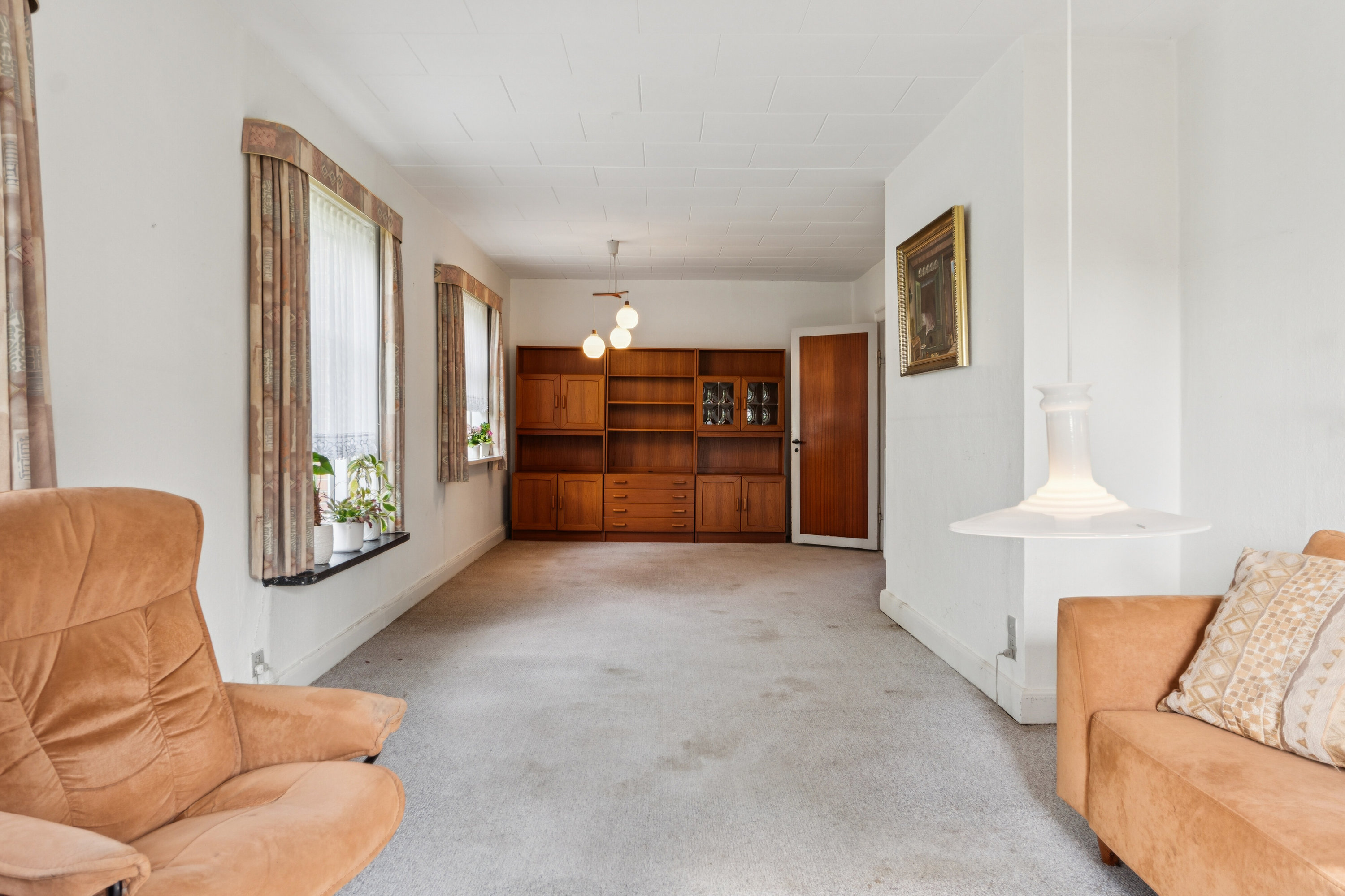 Fremhævet stue billede i fuldskærmstilstand. Billede af Egensevej 32, Egense Mark, 5450 Otterup