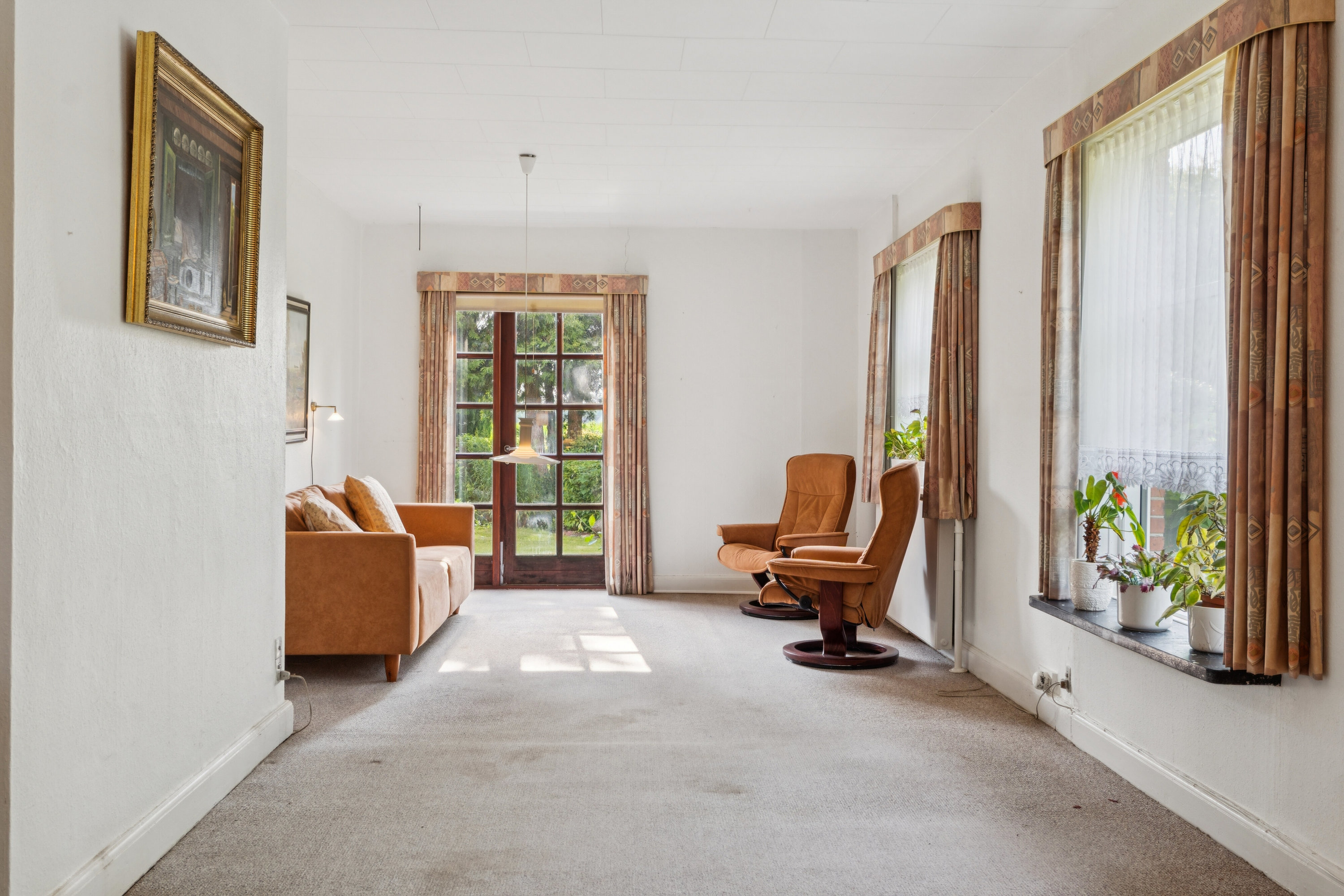 Fremhævet stue billede i fuldskærmstilstand. Billede af Egensevej 32, Egense Mark, 5450 Otterup