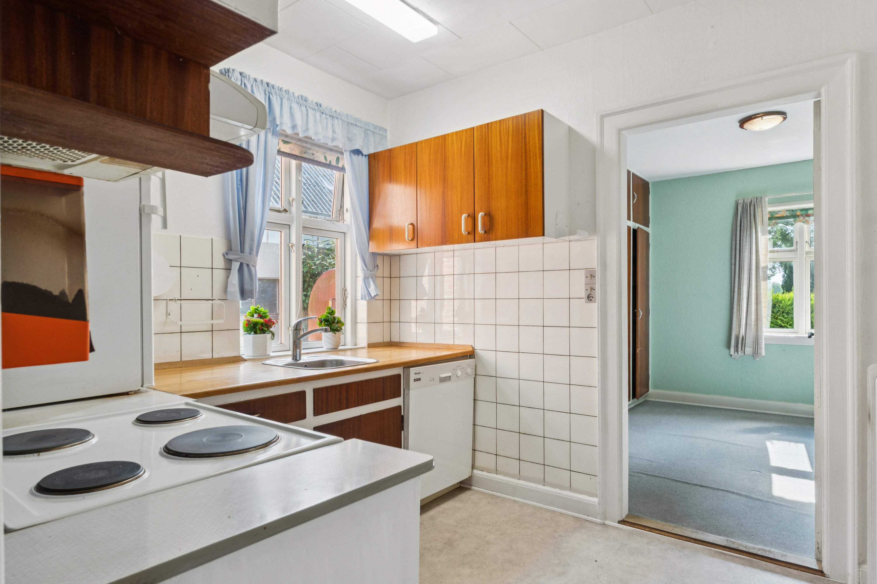 Fremhævet køkken billede i fuldskærmstilstand. Billede af Egensevej 32, Egense Mark, 5450 Otterup