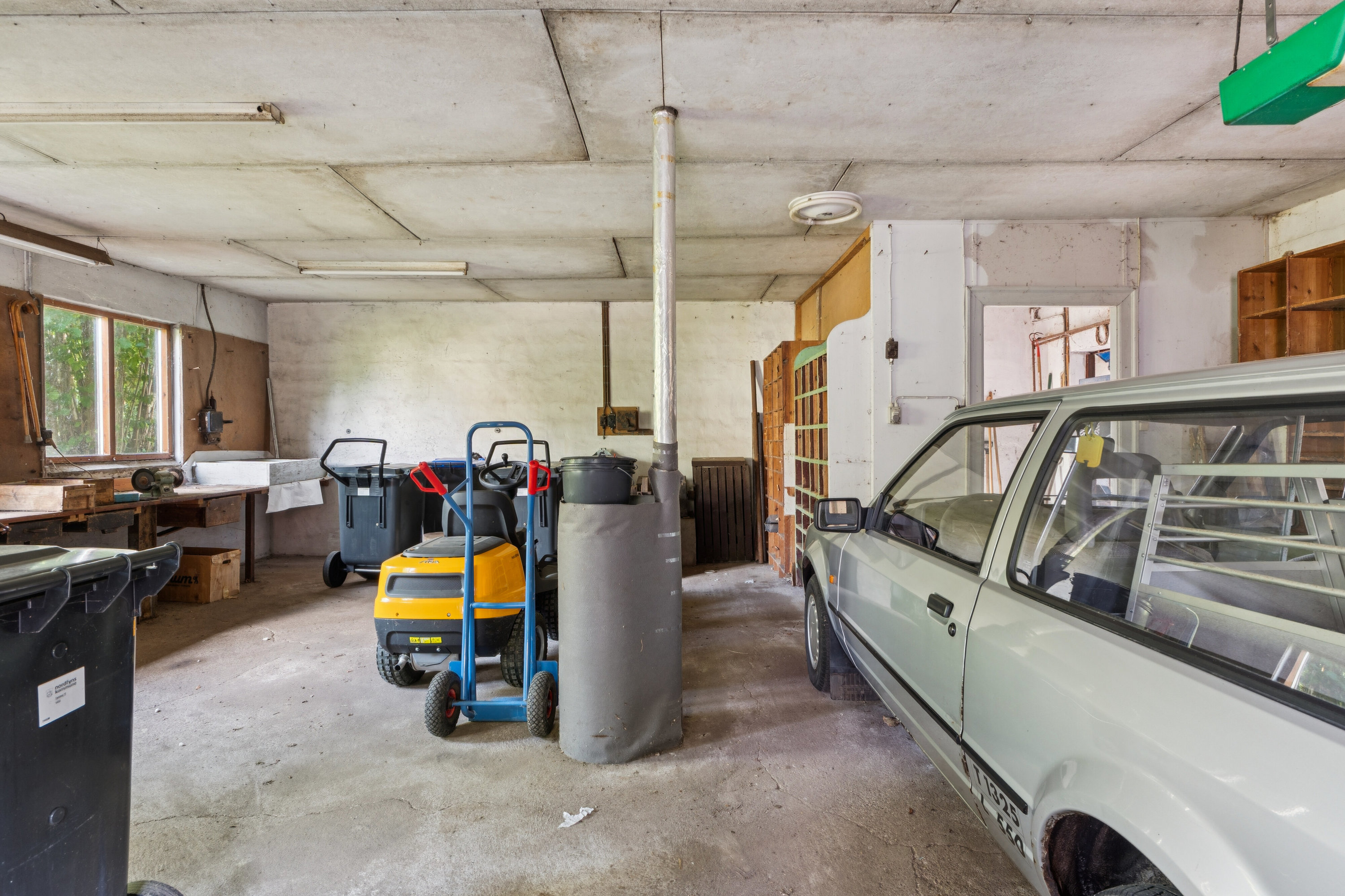 Fremhævet garage billede i fuldskærmstilstand. Billede af Egensevej 32, Egense Mark, 5450 Otterup