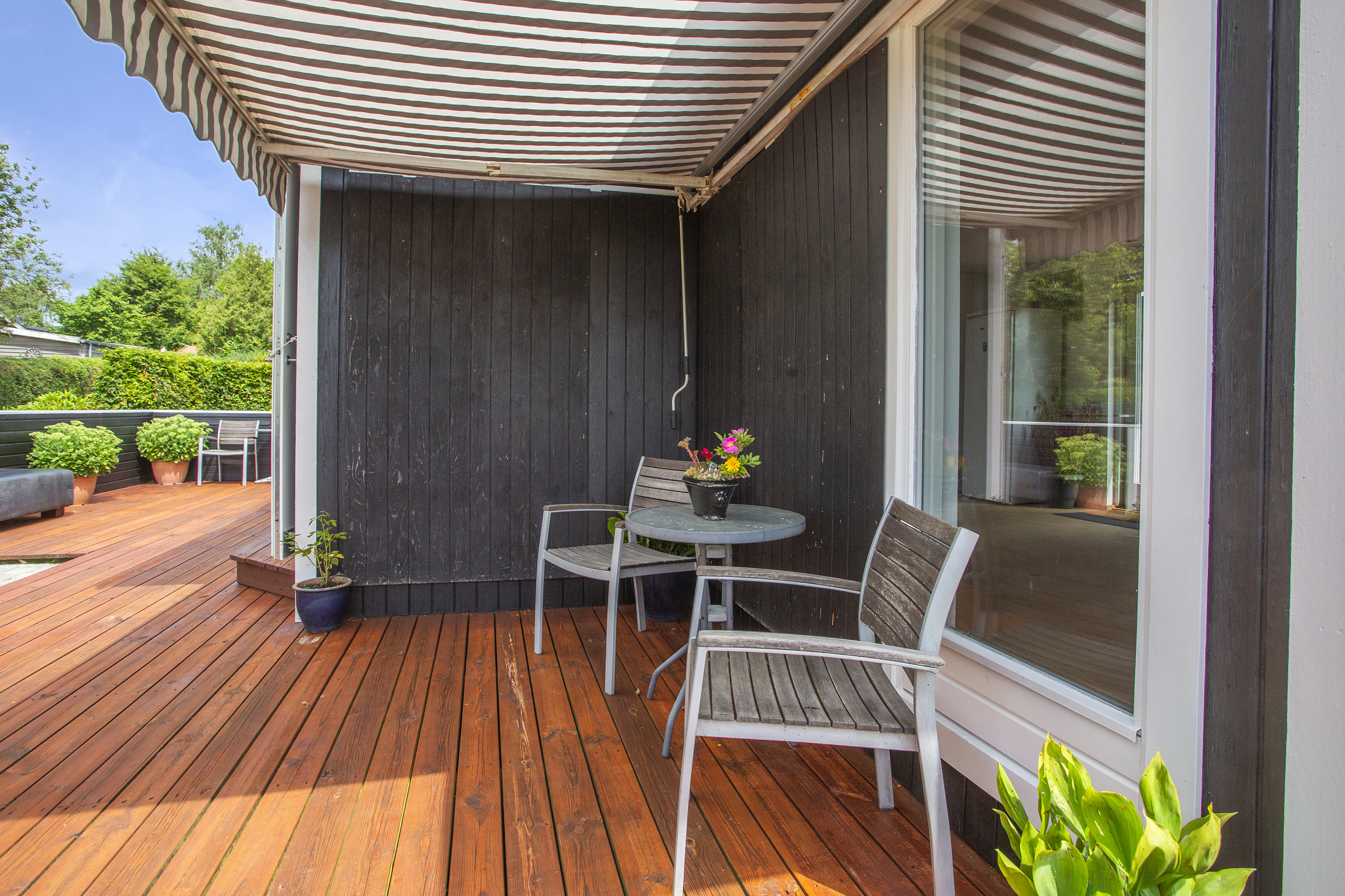 Fremhævet terrasse billede i fuldskærmstilstand. Billede af Huginsvej 19, 2740 Skovlunde